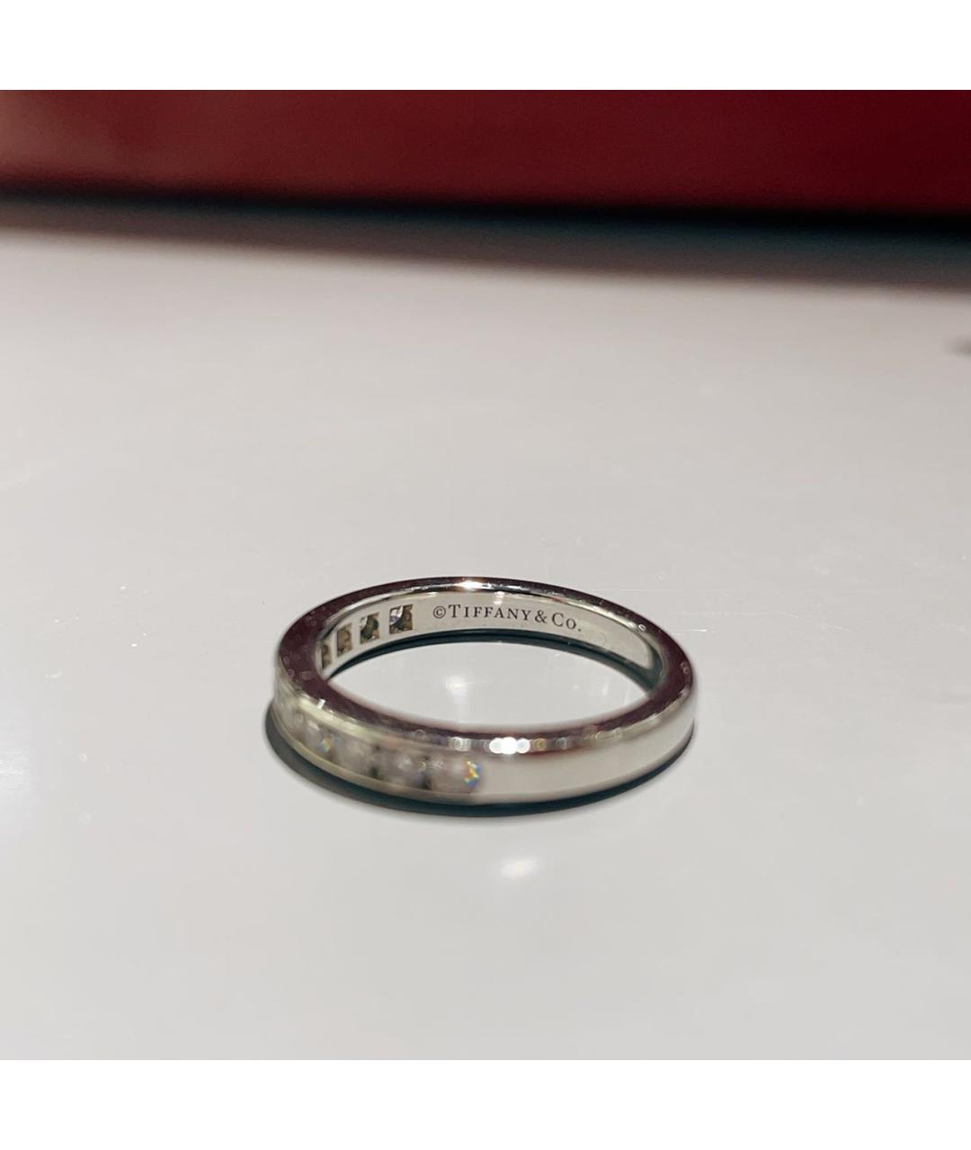 TIFFANY&CO Серебряное платиновое кольцо, фото 5