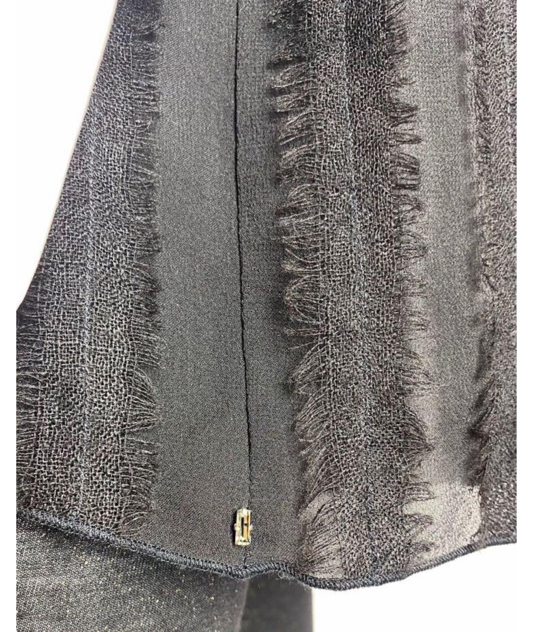 MAX MARA Черная шелковая блузы, фото 4