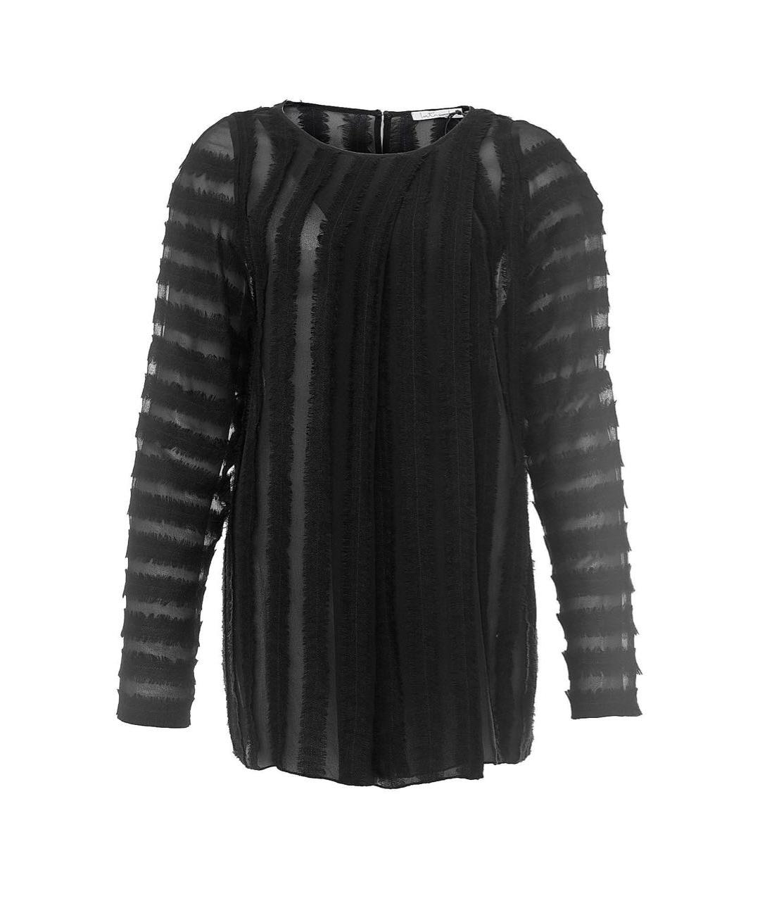 MAX MARA Черная шелковая блузы, фото 1