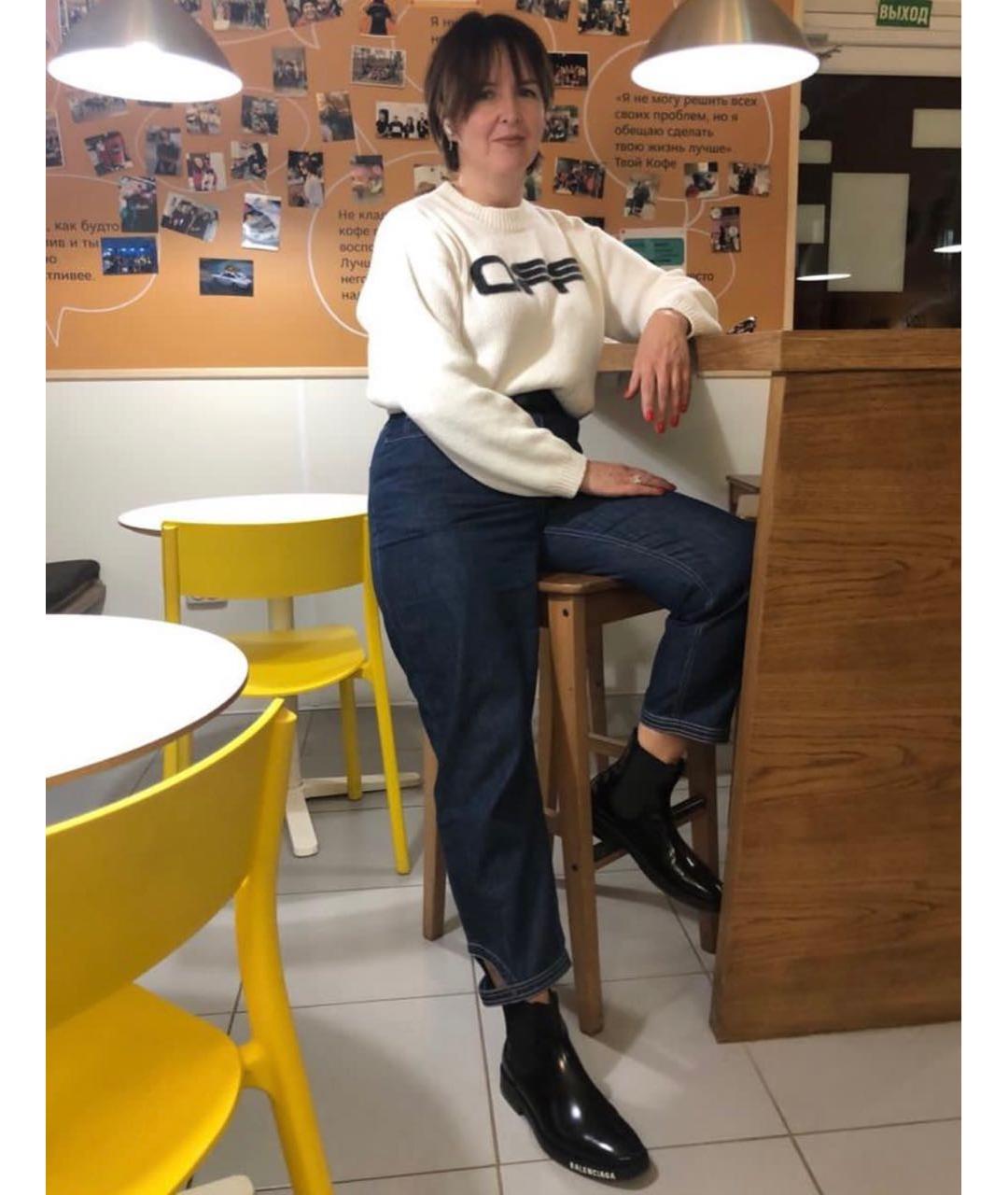 BALENCIAGA Черные кожаные полусапоги, фото 6