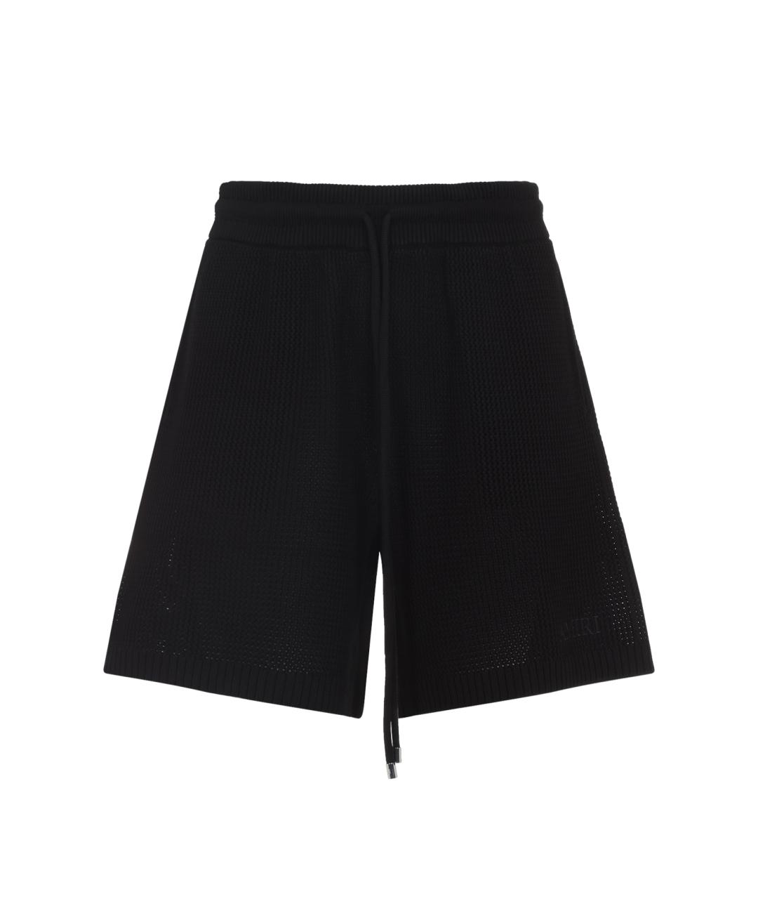 AMIRI Черные хлопковые шорты, фото 1