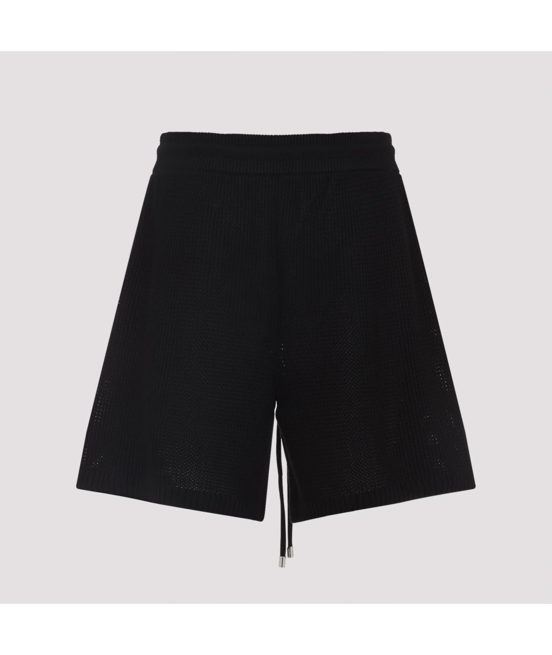 AMIRI Черные хлопковые шорты, фото 2