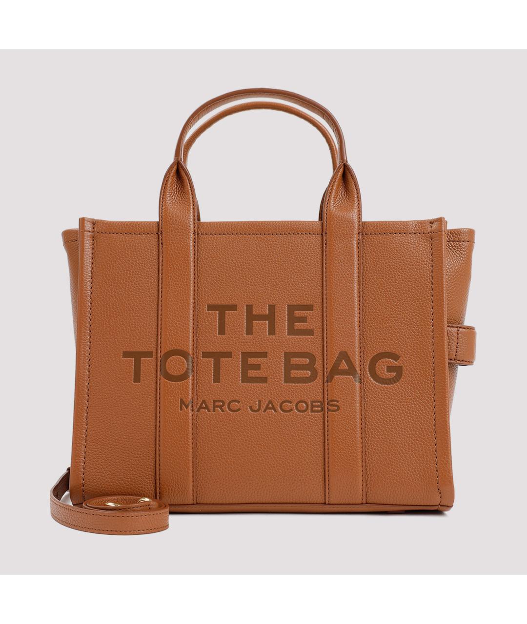 MARC JACOBS Бежевая кожаная сумка тоут, фото 3