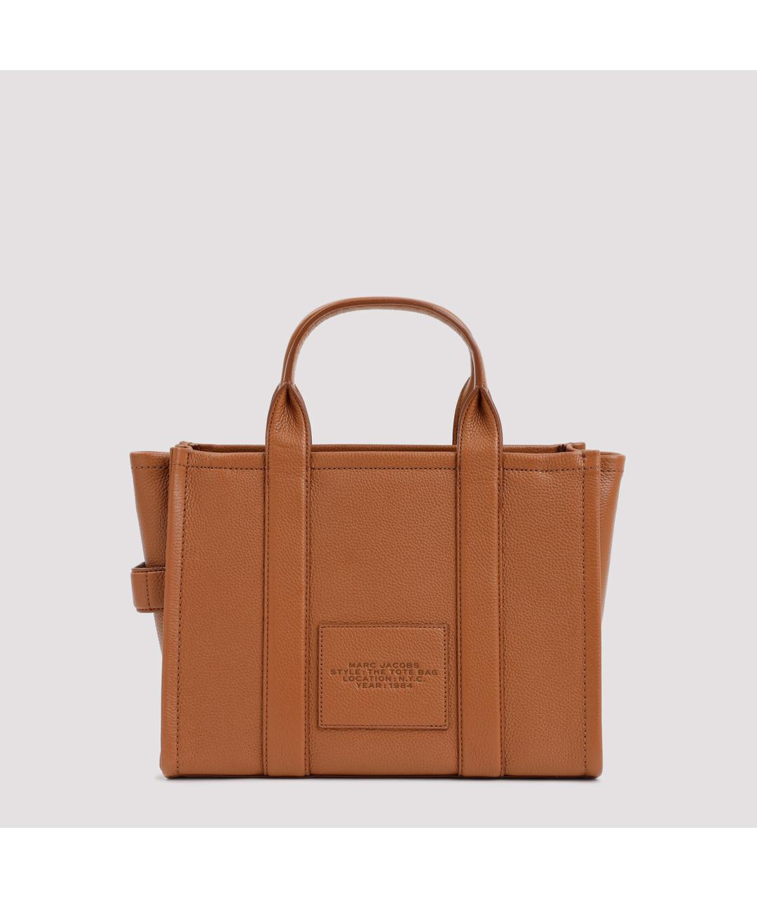 MARC JACOBS Бежевая кожаная сумка тоут, фото 4