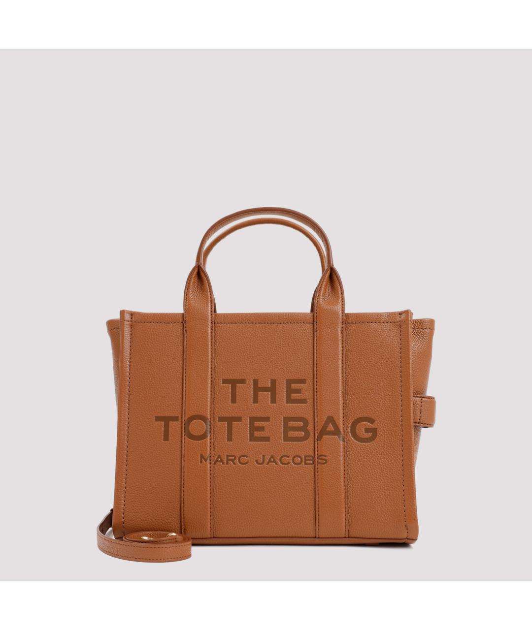 MARC JACOBS Бежевая кожаная сумка тоут, фото 2