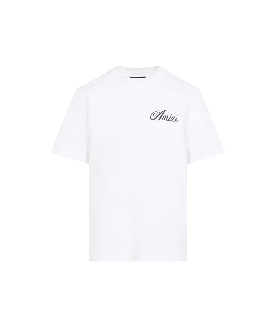AMIRI Белая хлопковая футболка, фото 1
