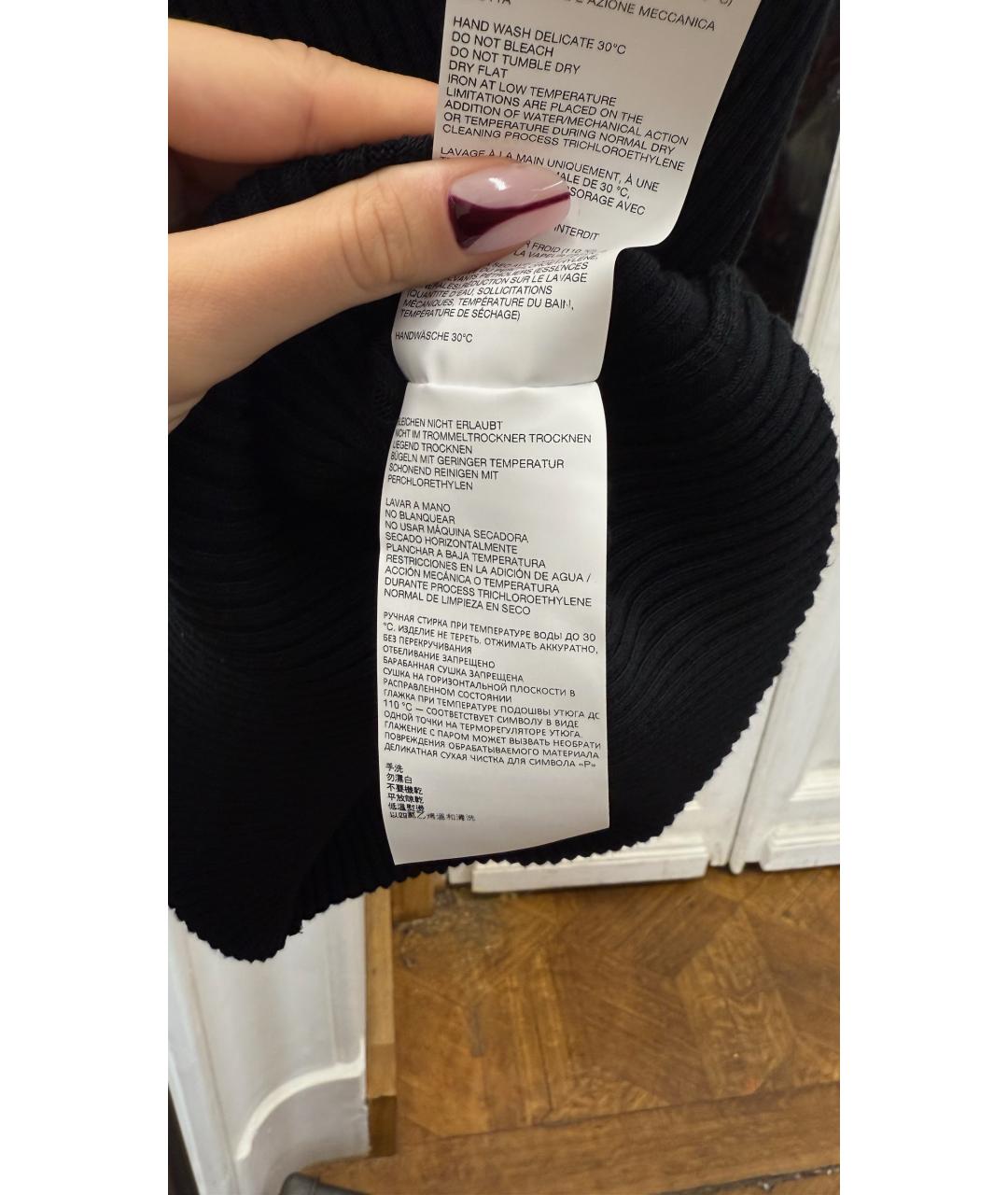 1017 ALYX 9SM Черная вискозная майка, фото 4