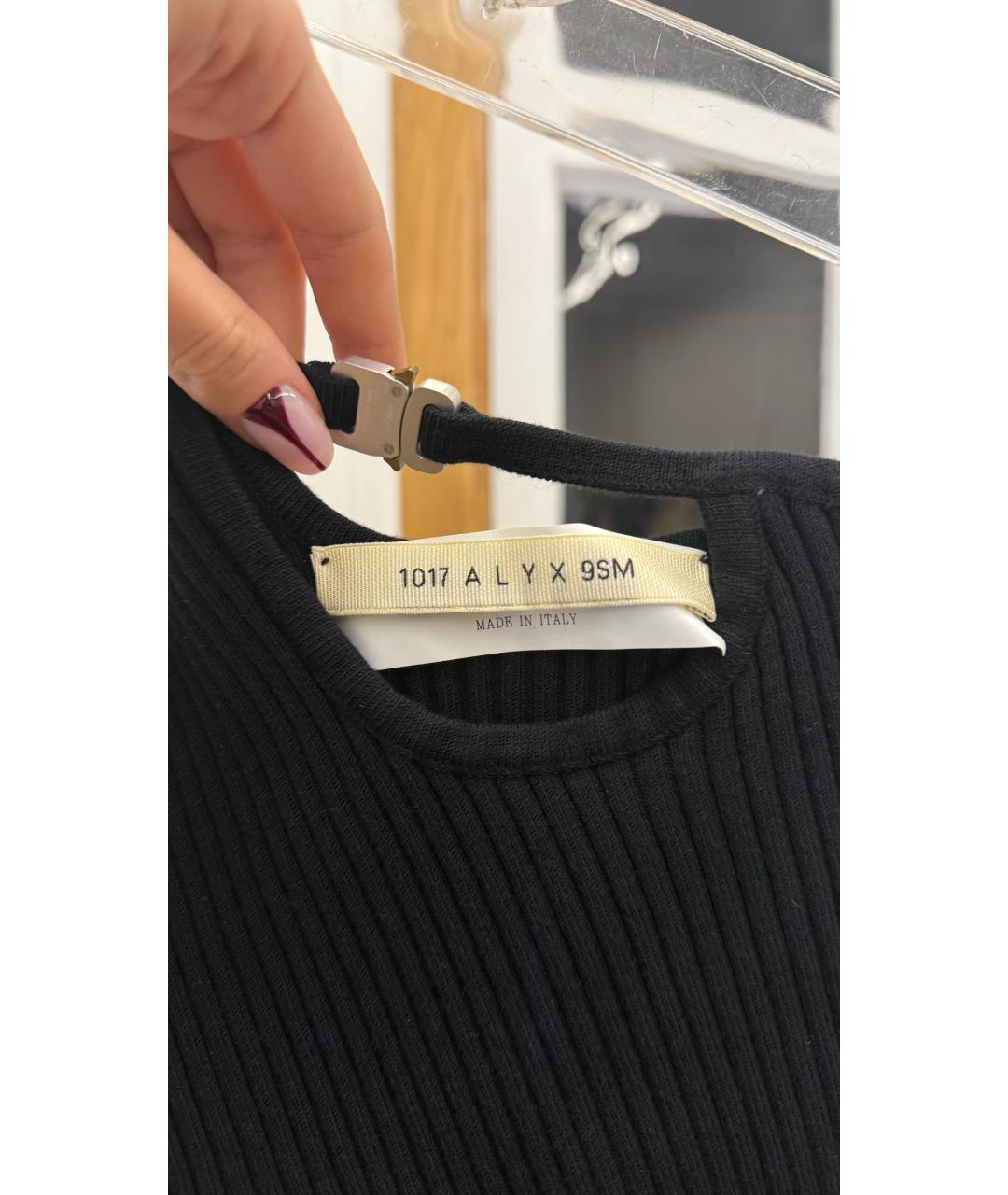 1017 ALYX 9SM Черная вискозная майка, фото 5