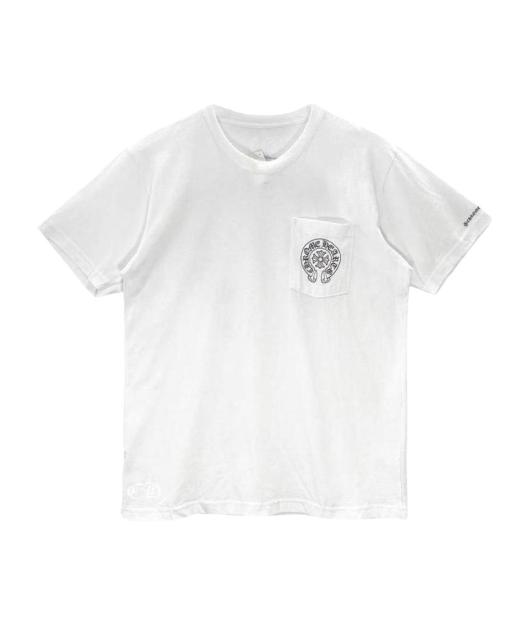 CHROME HEARTS Белая хлопковая футболка, фото 1