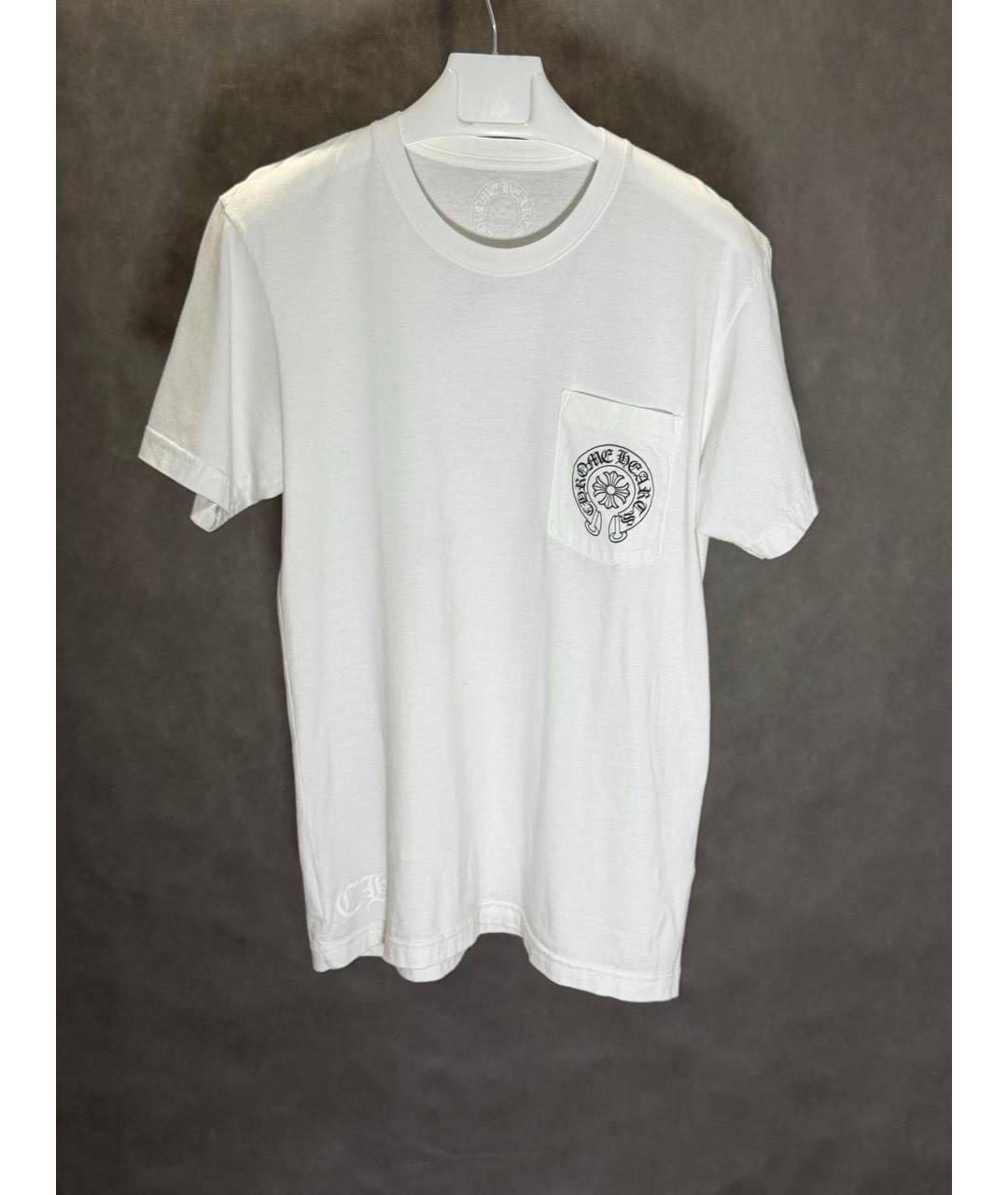 CHROME HEARTS Белая хлопковая футболка, фото 2