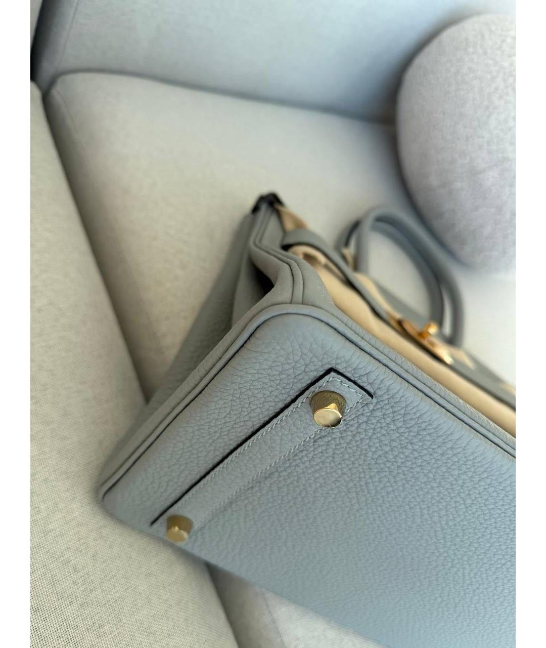 HERMES Кожаная сумка с короткими ручками, фото 6