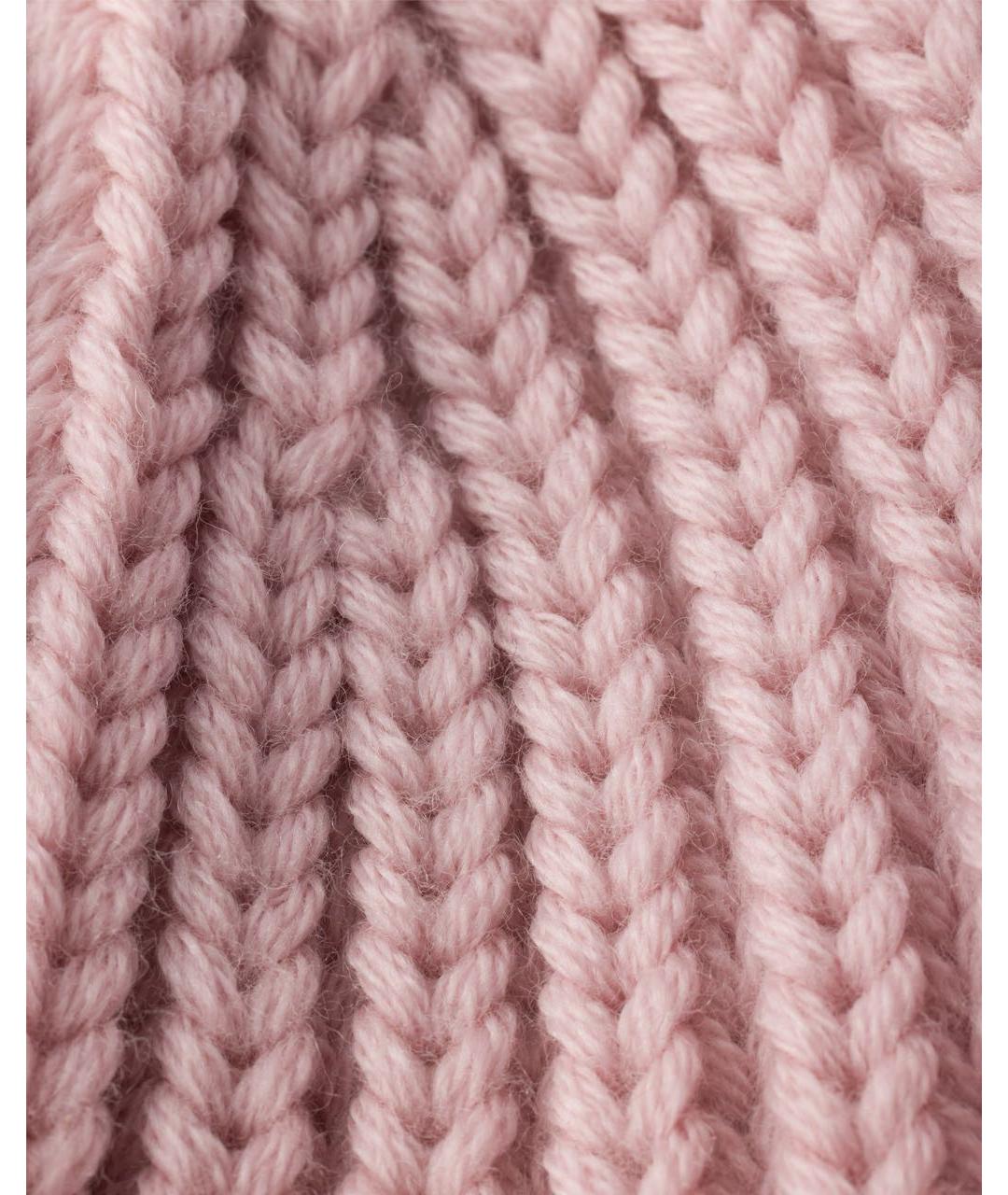 PRADA Розовая шерстяная шапка, фото 3