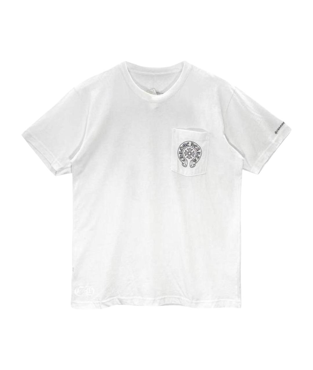 CHROME HEARTS Белая хлопковая футболка, фото 1
