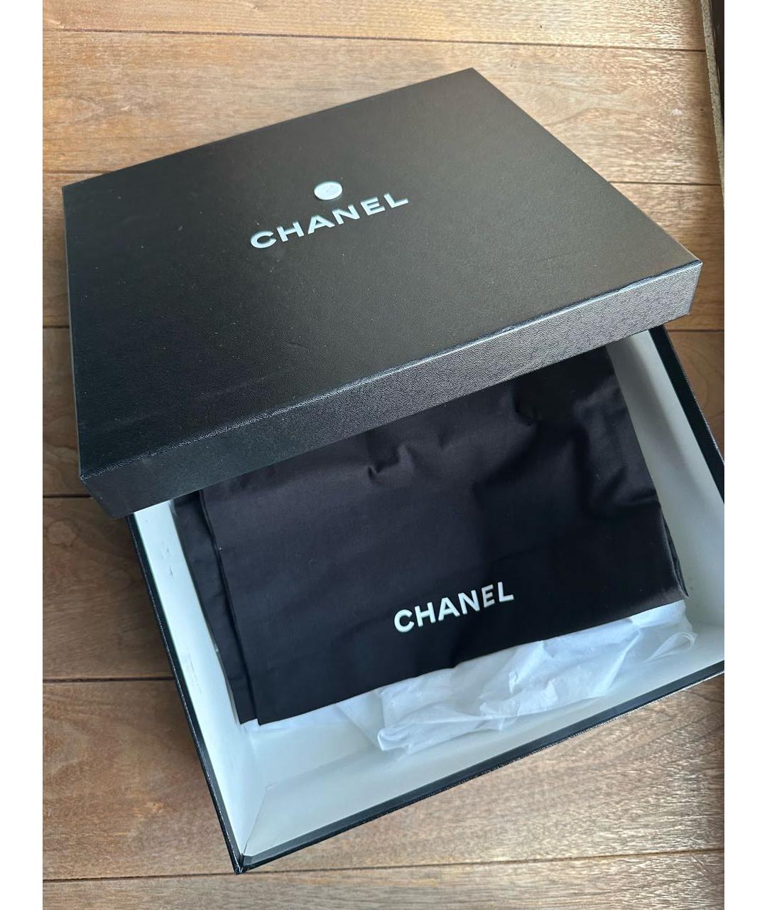 CHANEL Черные кожаные полусапоги, фото 6