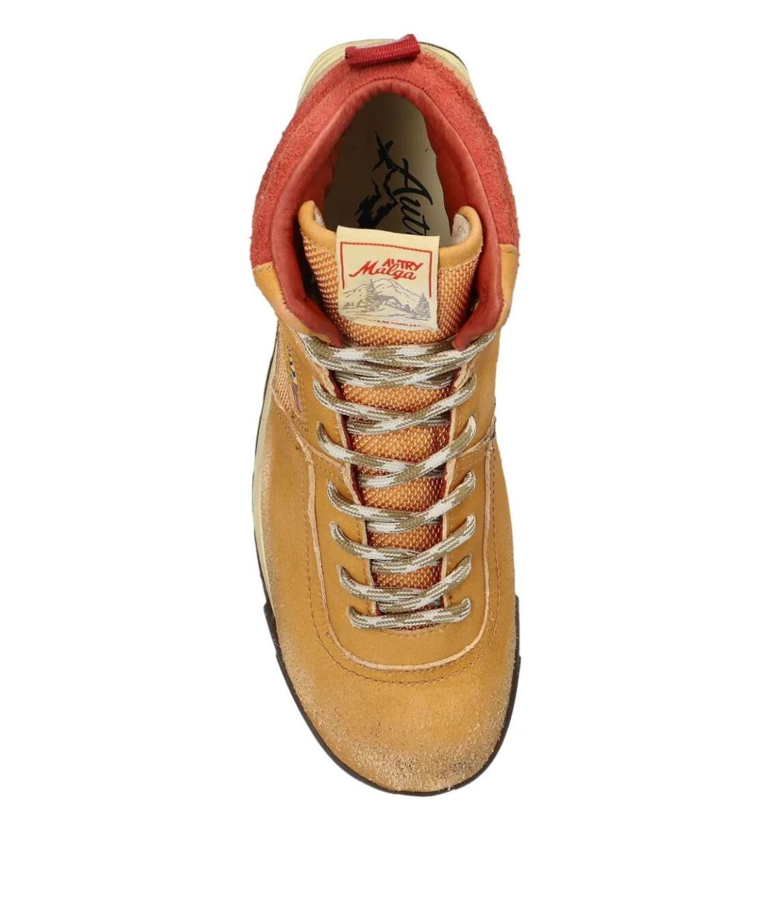 AUTRY Бежевые замшевые ботинки, фото 5