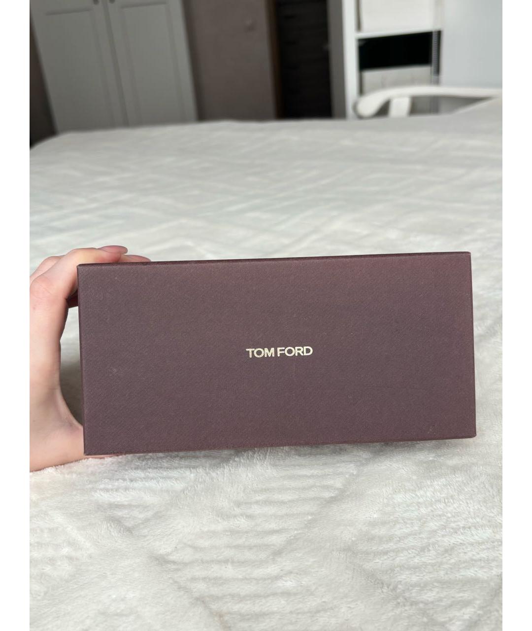 TOM FORD Черные металлические солнцезащитные очки, фото 4