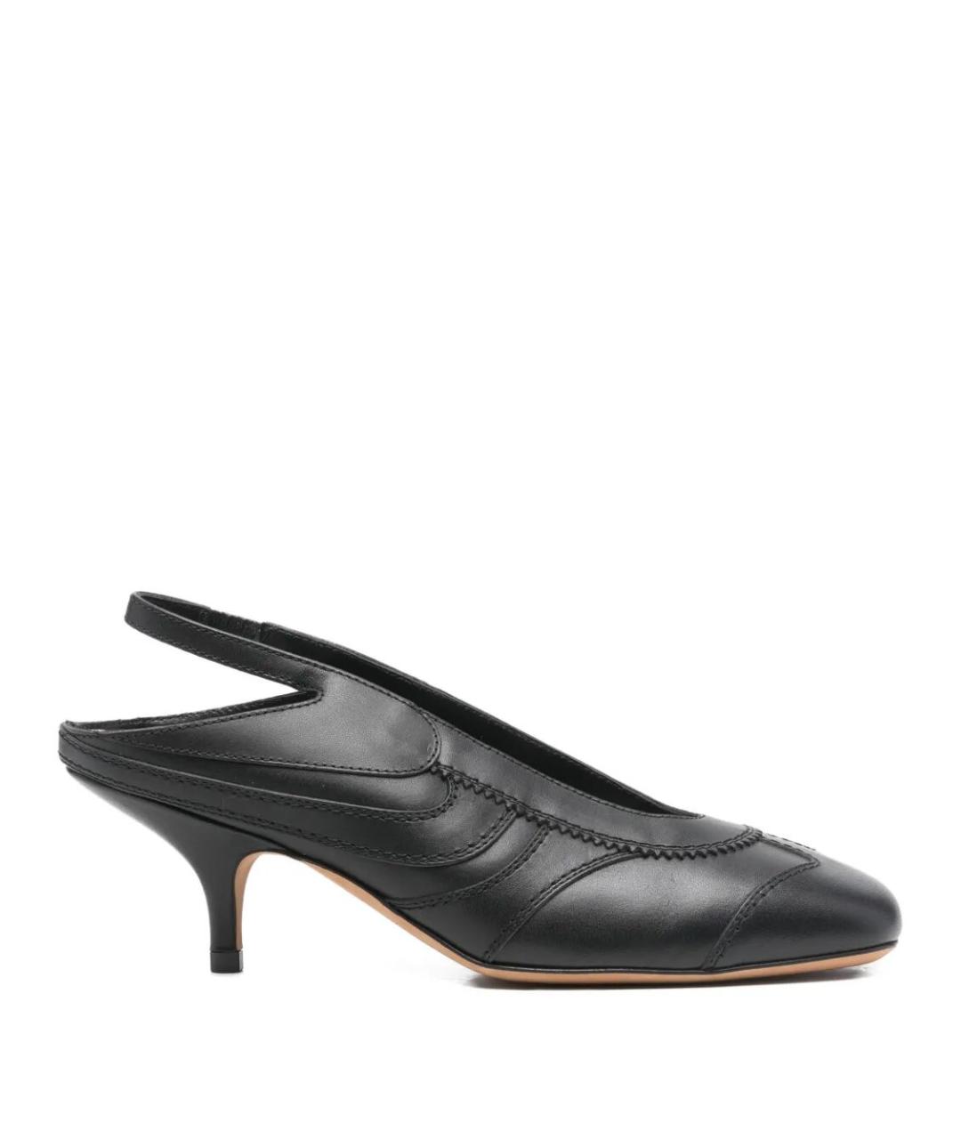 DRIES VAN NOTEN Черные кожаные туфли, фото 1