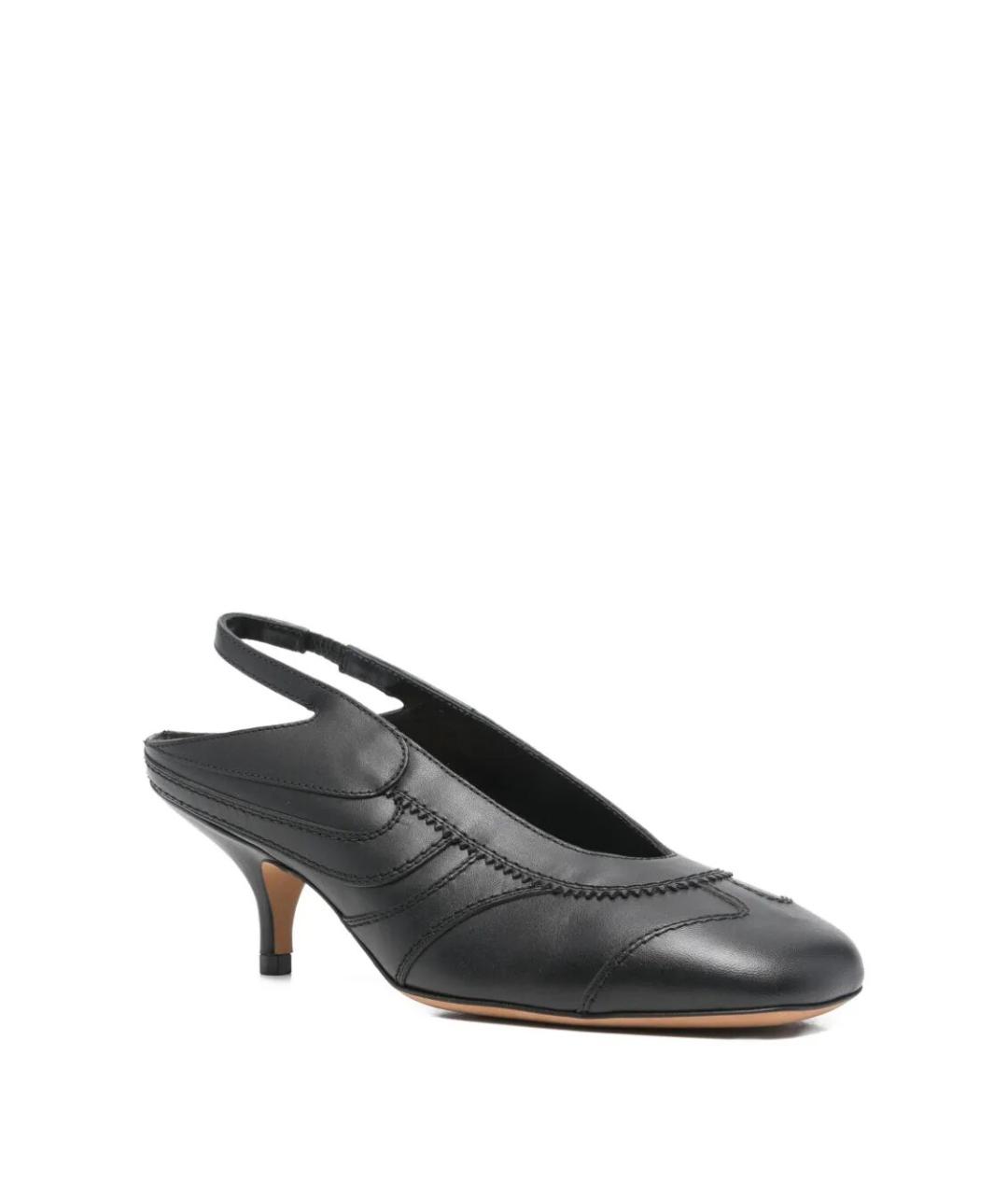 DRIES VAN NOTEN Черные кожаные туфли, фото 2