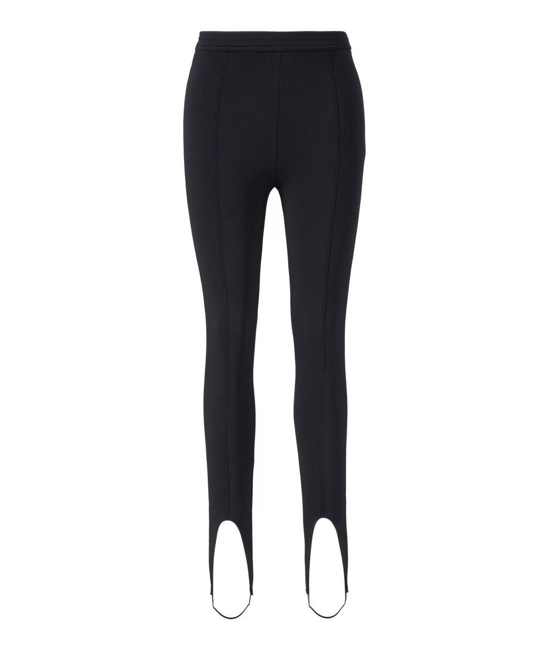 SAINT LAURENT Черные полиамидовые леггинсы и велосипедки, фото 1