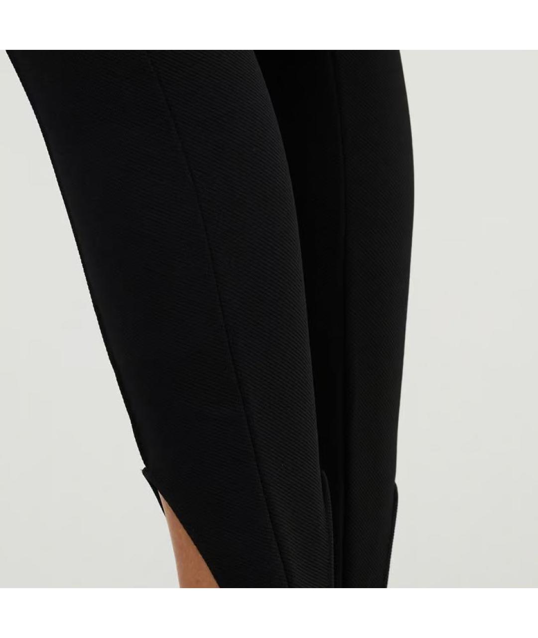 SAINT LAURENT Черные полиамидовые леггинсы и велосипедки, фото 4