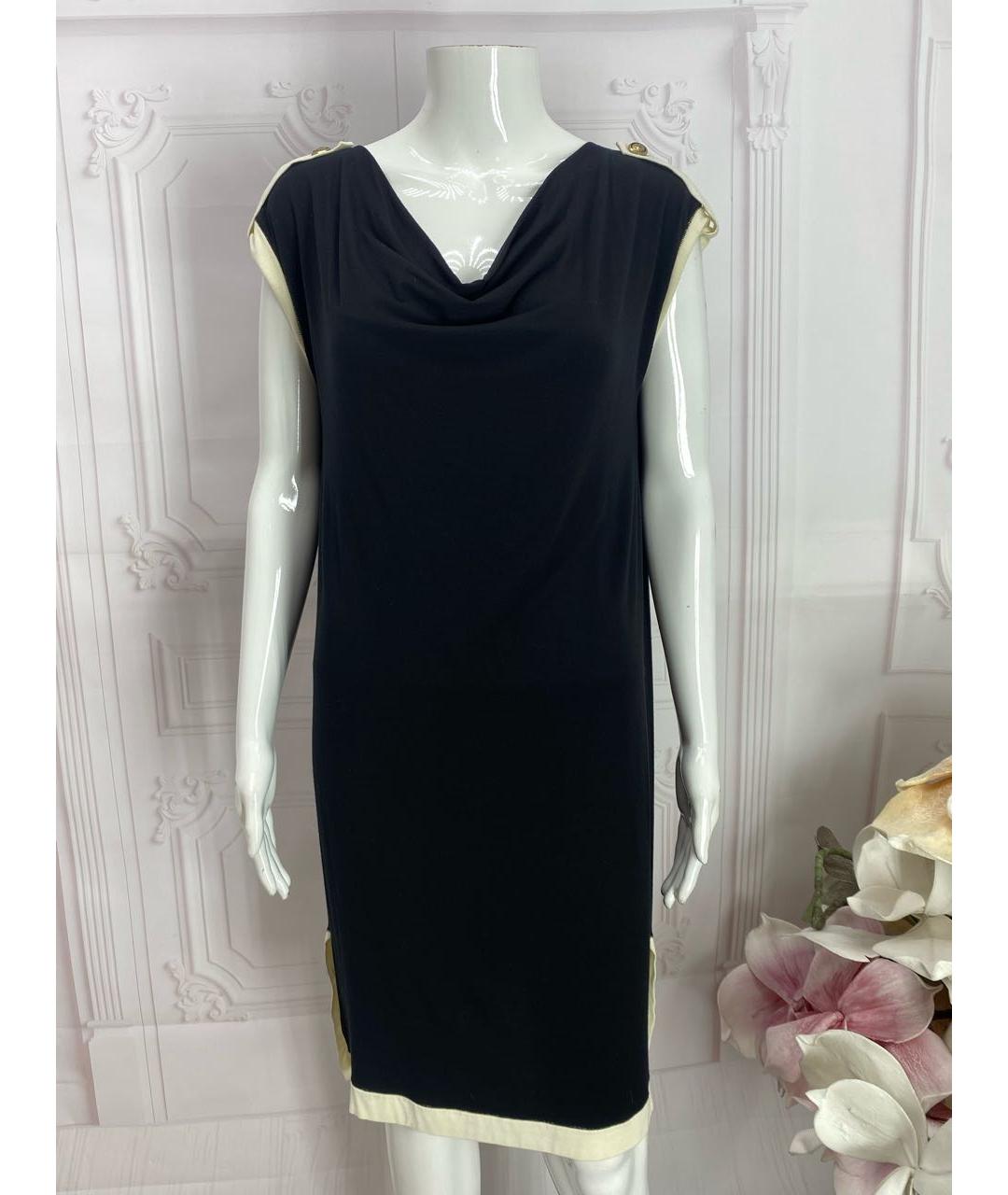 JO NO FUI Черное повседневное платье, фото 7