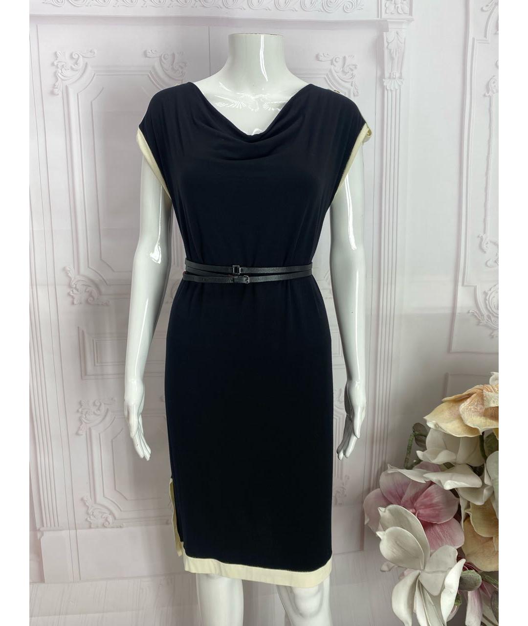 JO NO FUI Черное повседневное платье, фото 8