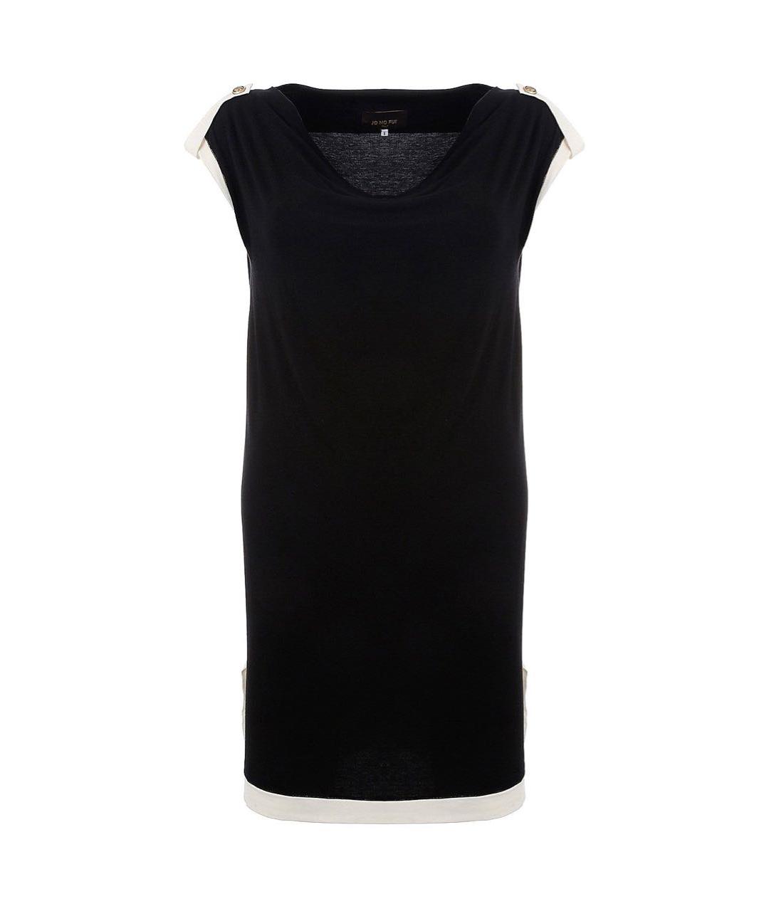 JO NO FUI Черное повседневное платье, фото 1