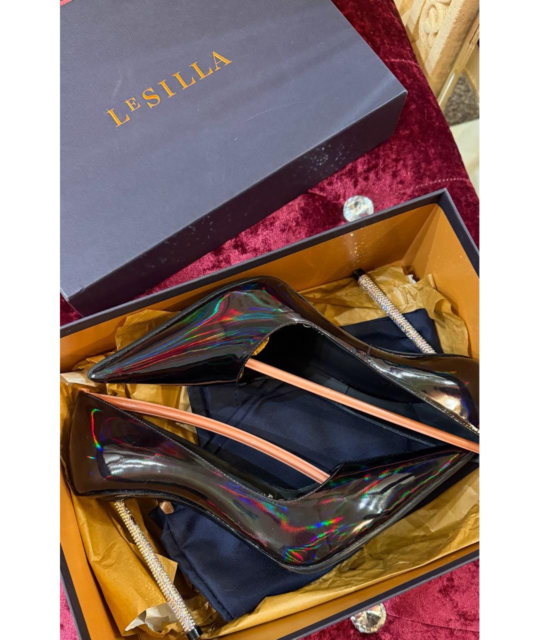 LE SILLA Черные туфли из лакированной кожи, фото 2