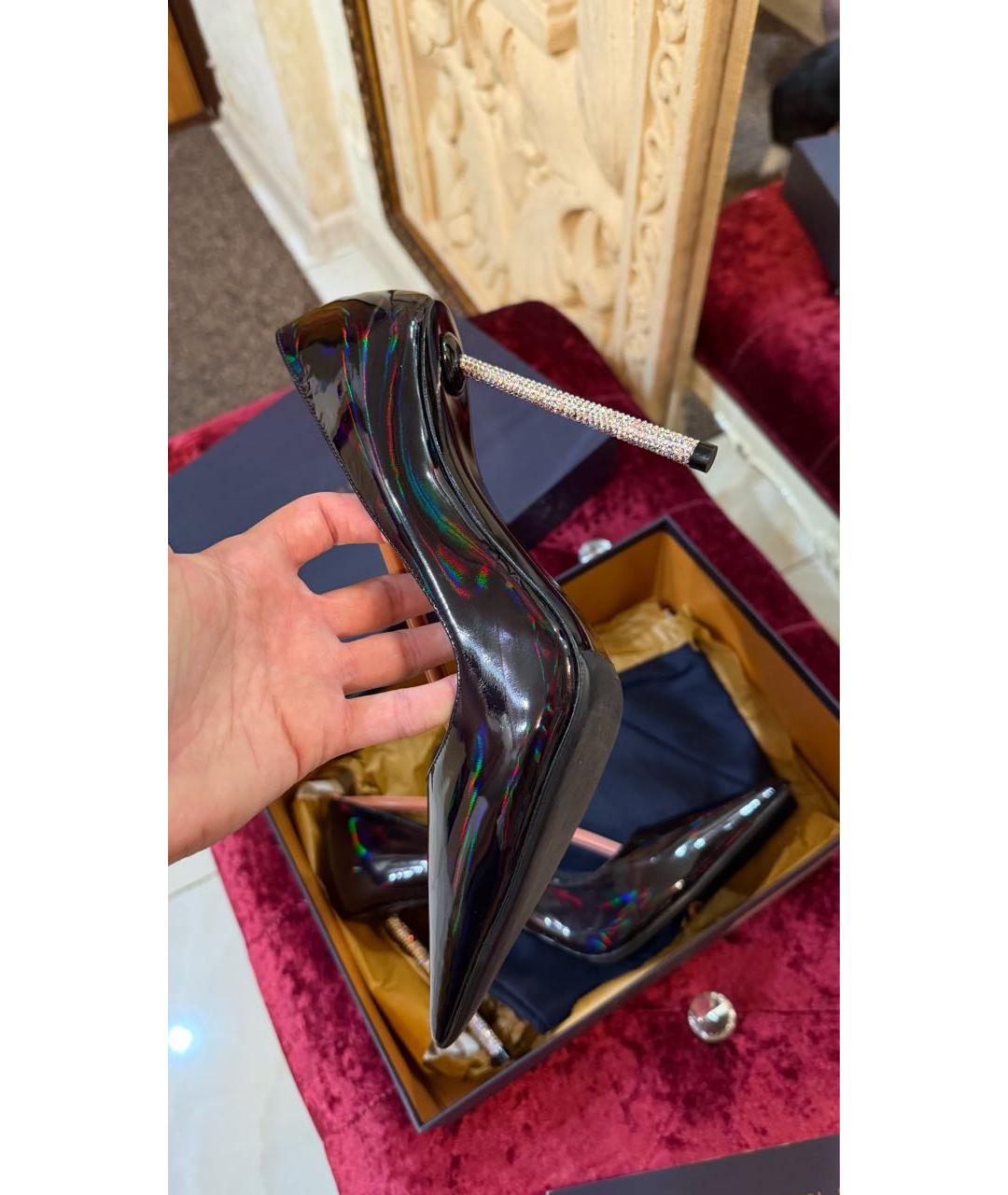LE SILLA Черные туфли из лакированной кожи, фото 3