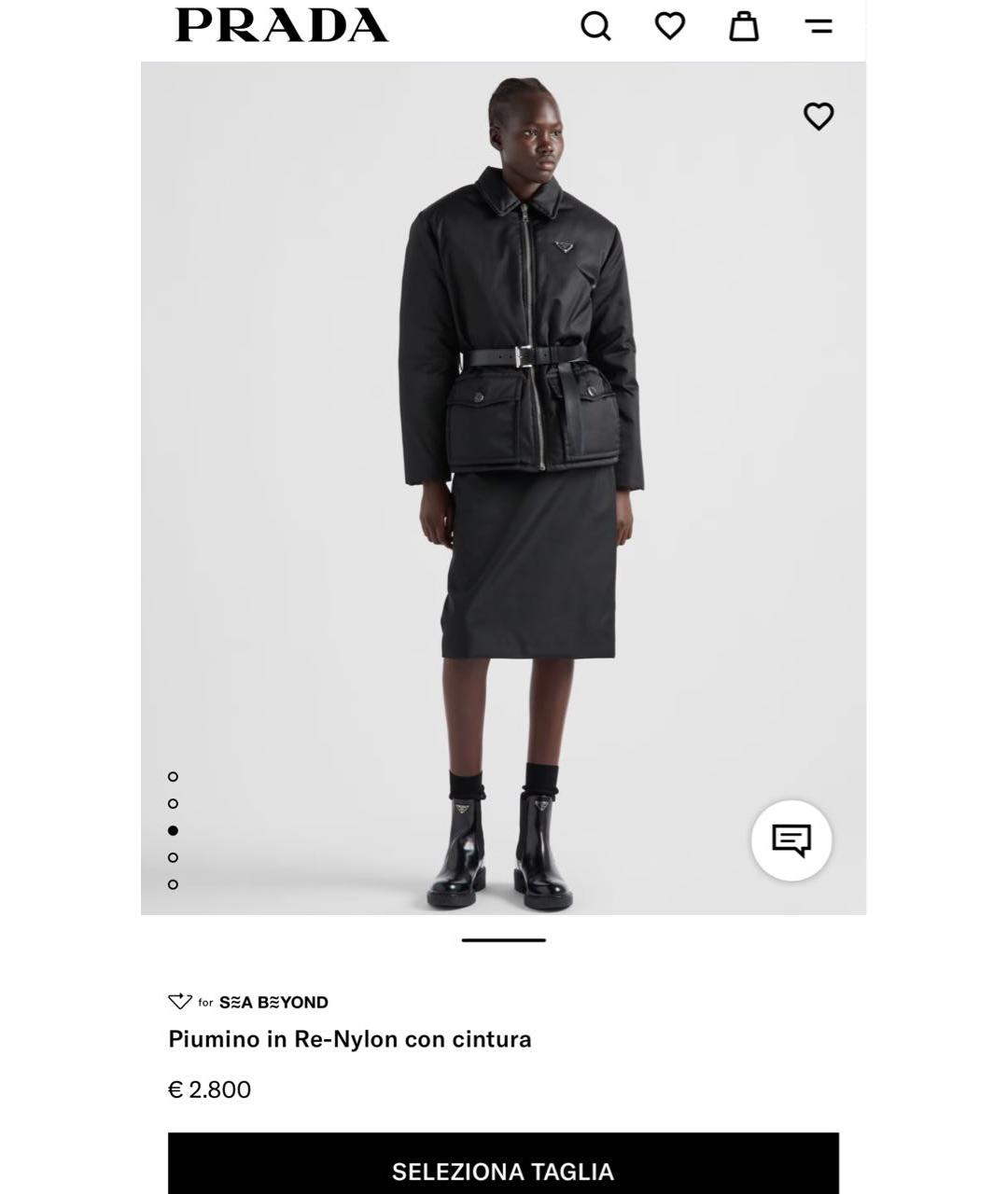 PRADA Черная куртка, фото 4