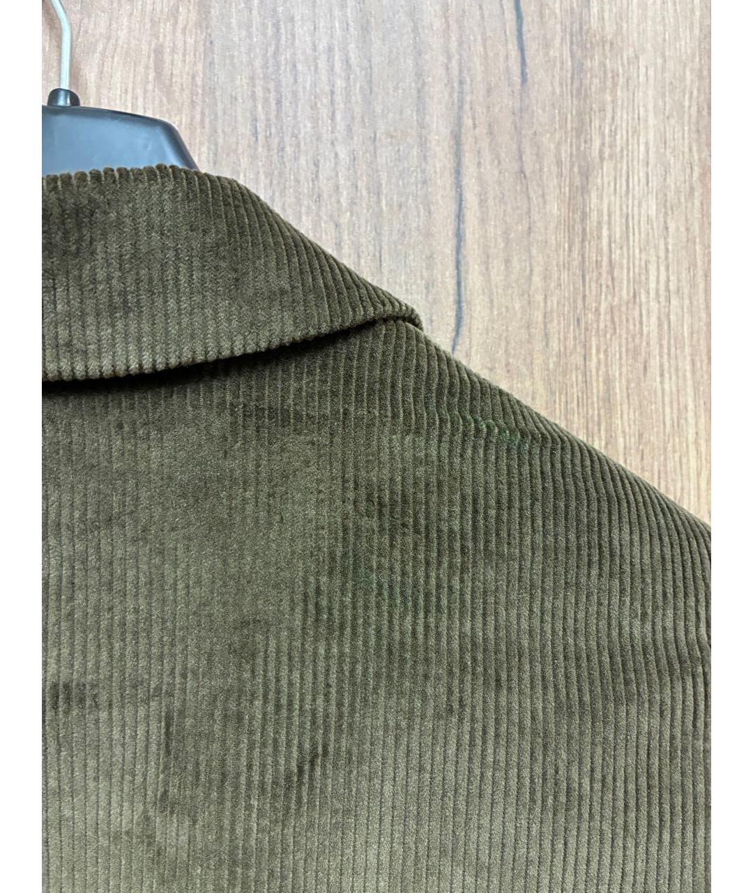 12 STOREEZ Хаки хлопко-эластановый жакет/пиджак, фото 6