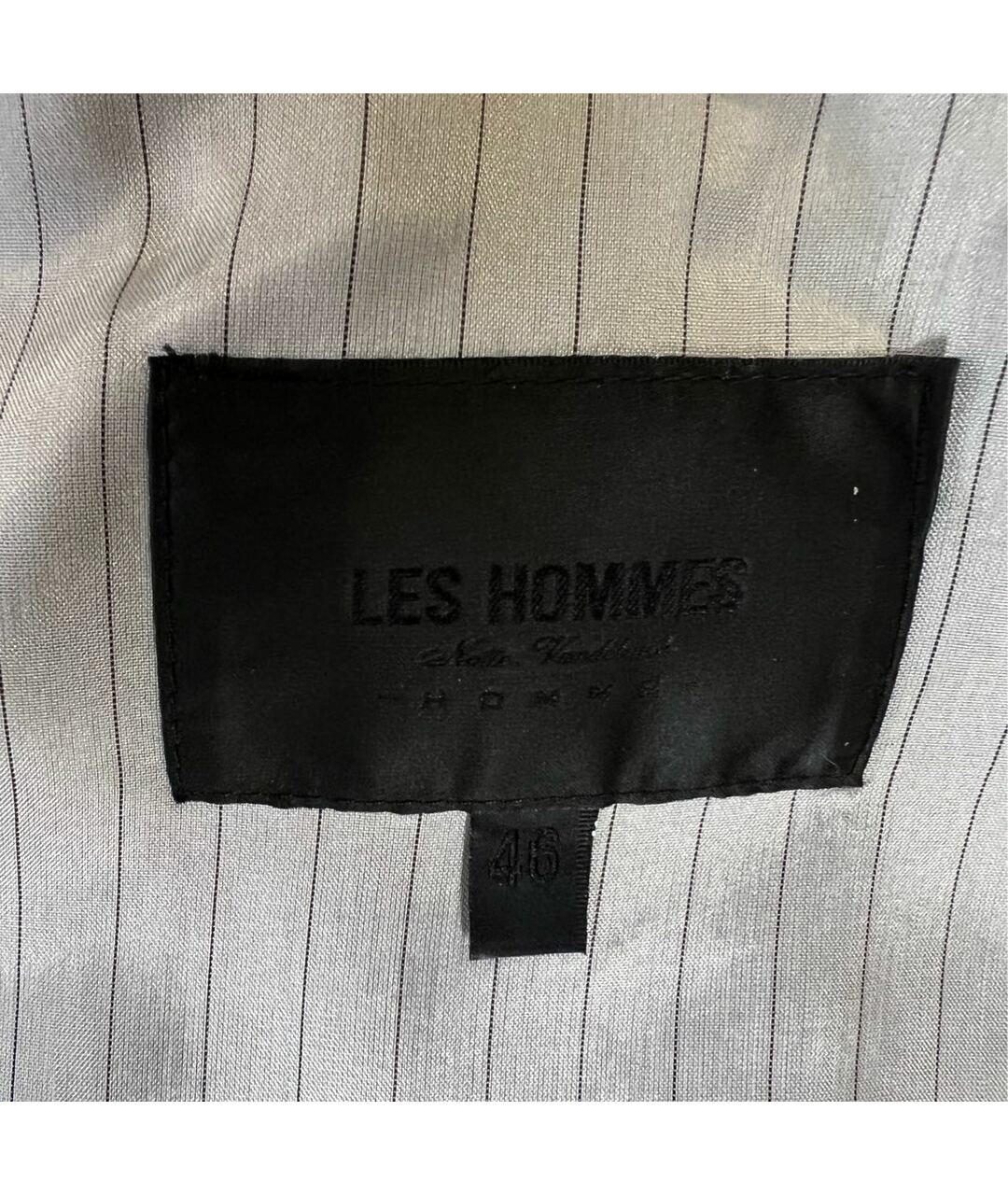 Les Hommes Черный шерстяной жилет, фото 4