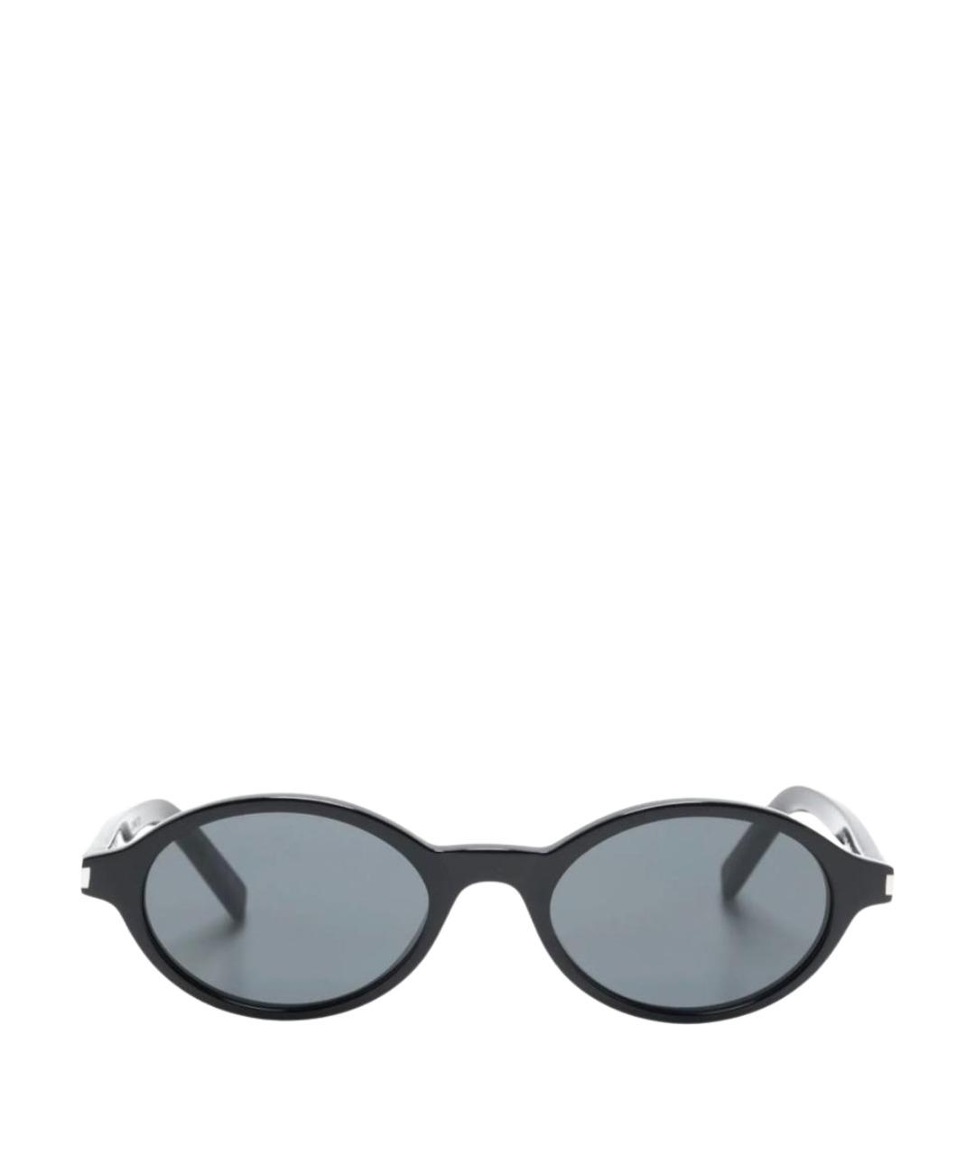 SAINT LAURENT Черные пластиковые солнцезащитные очки, фото 1