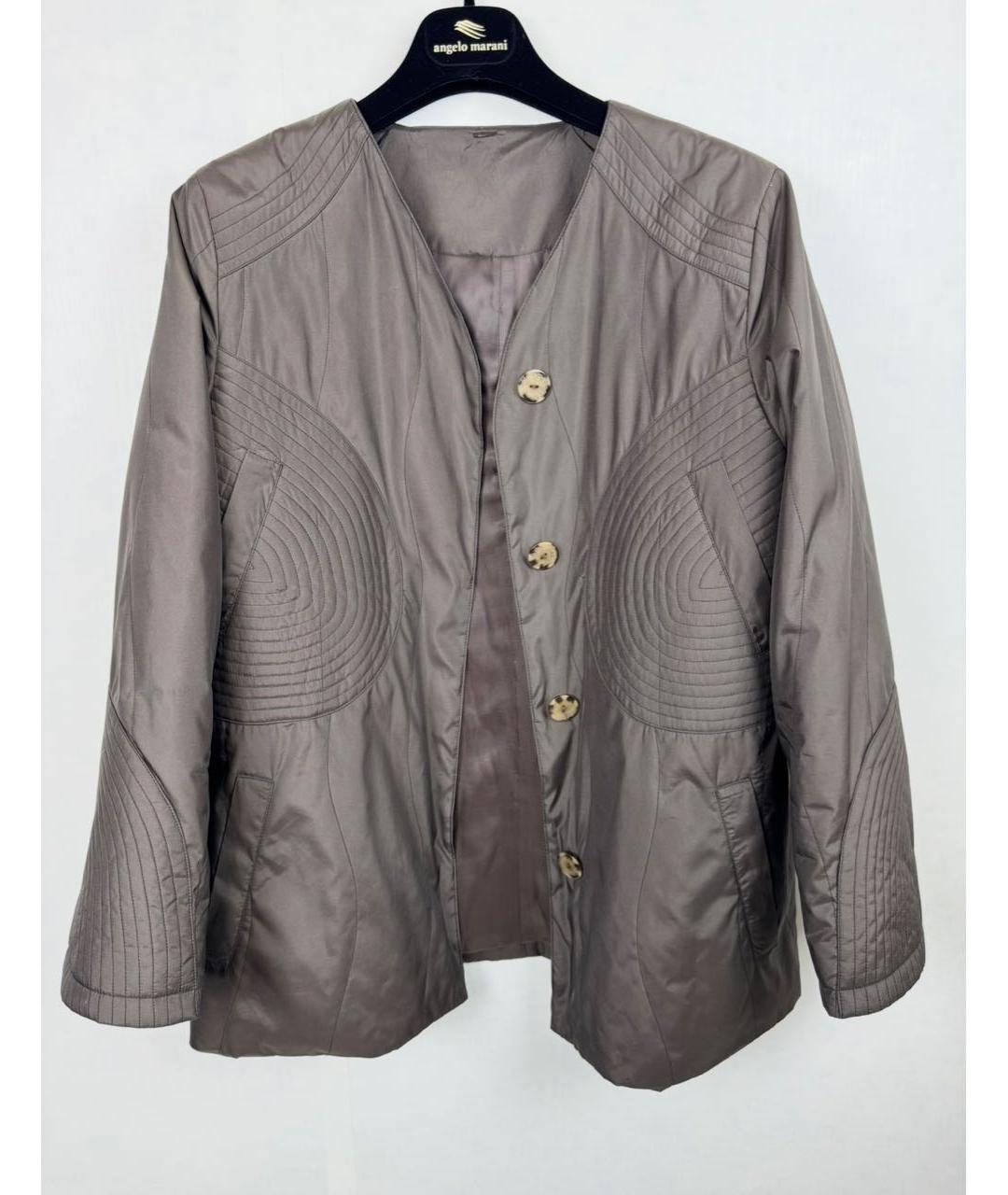 YVES SALOMON Коричневая меховая куртка, фото 5