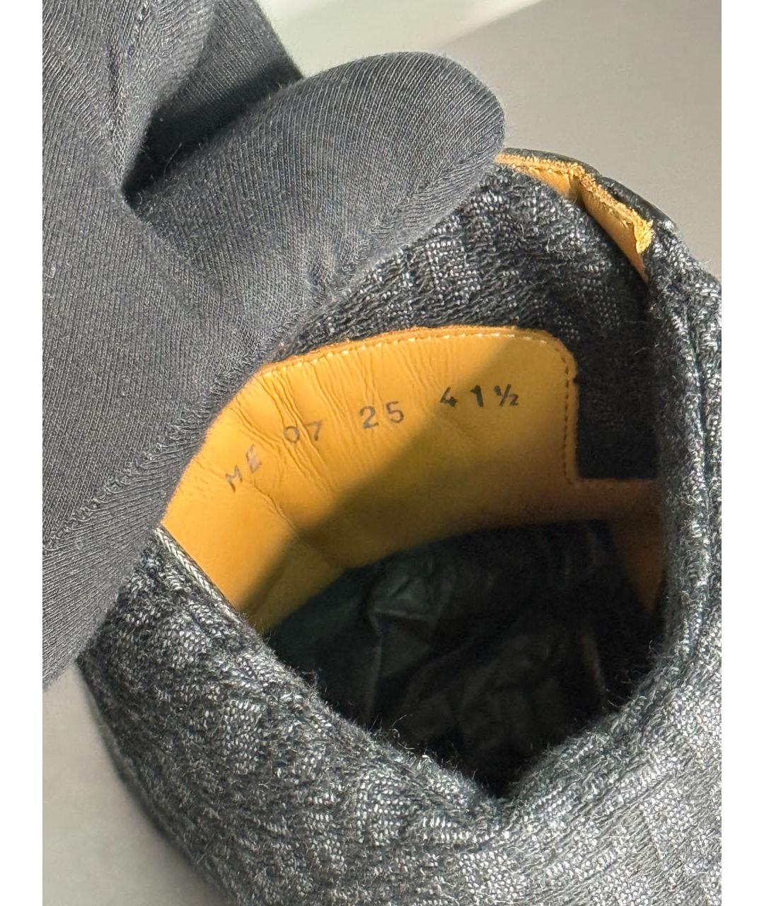 CHRISTIAN DIOR Черные кожаные высокие ботинки, фото 5