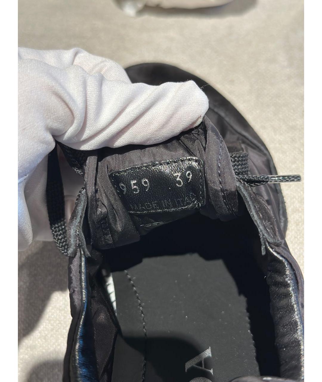 PRADA Черные замшевые кроссовки, фото 6