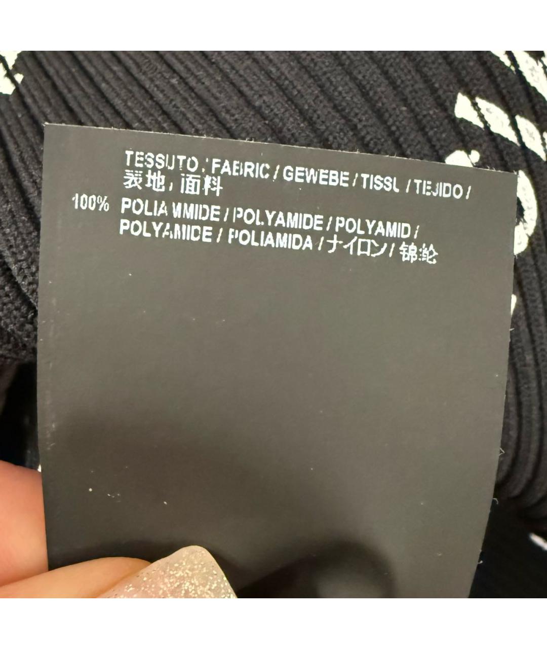 BALENCIAGA Черная полиамидовая водолазка, фото 7