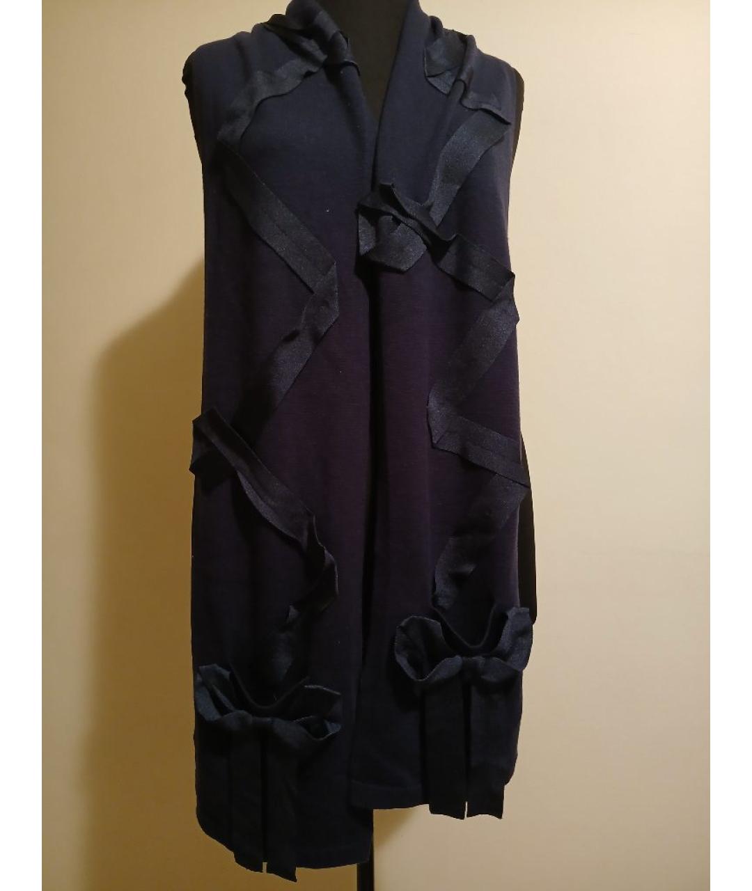 KENZO Темно-синяя шерстяная шапка, фото 3