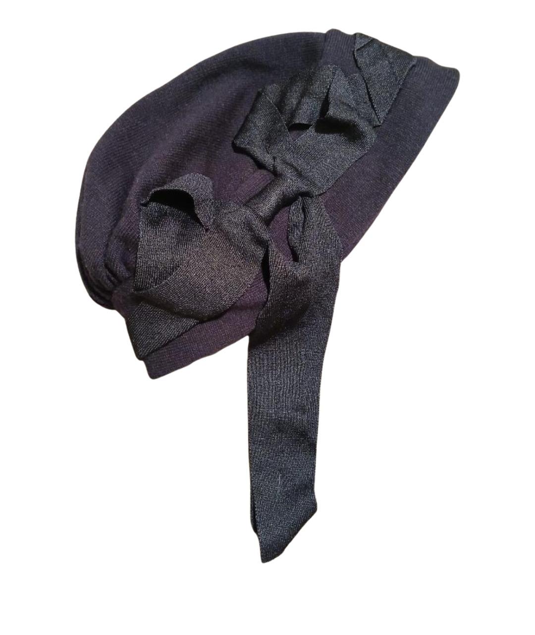 KENZO Темно-синяя шерстяная шапка, фото 1