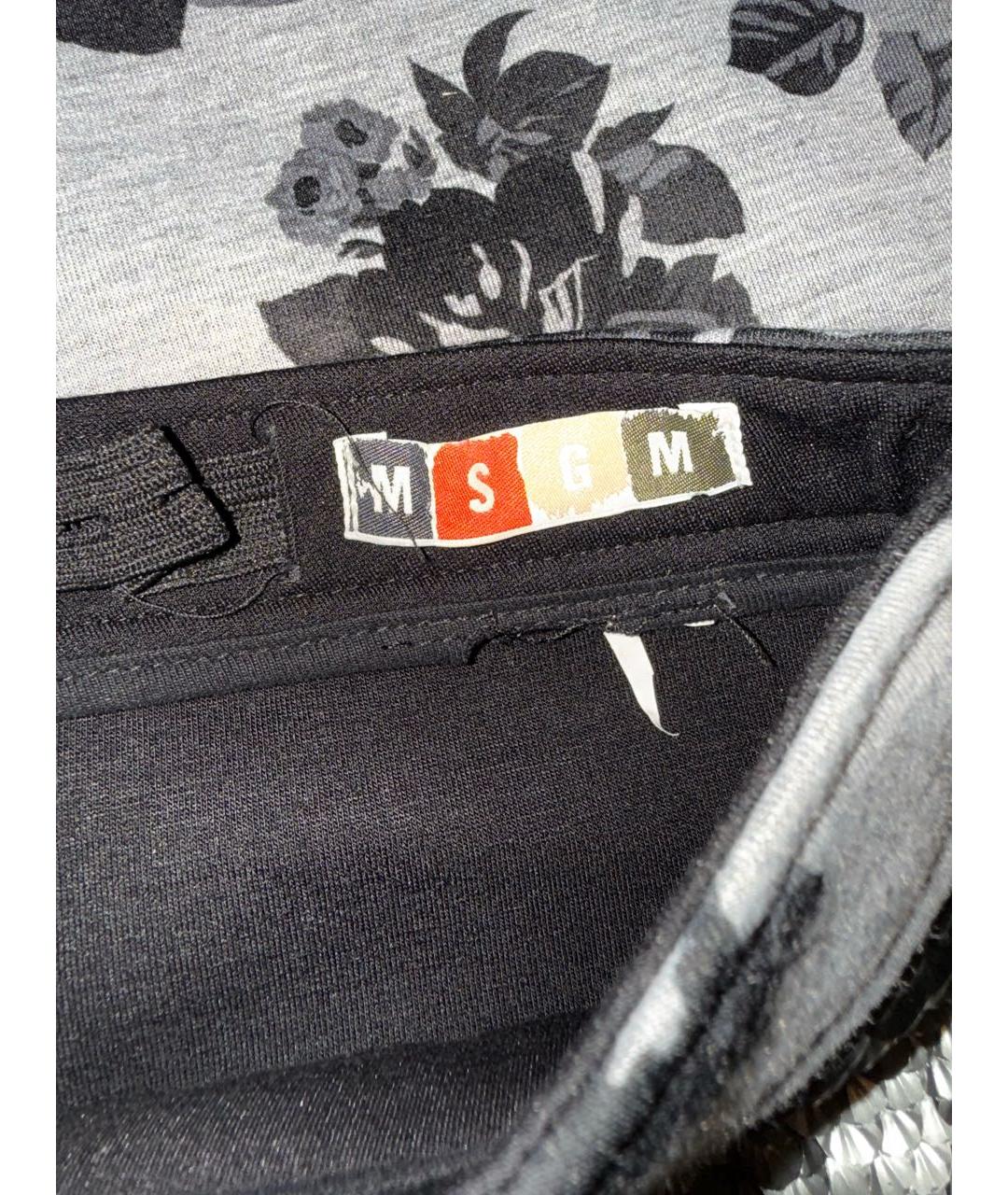 MSGM Антрацитовый вискозный жакет / жилет, фото 6