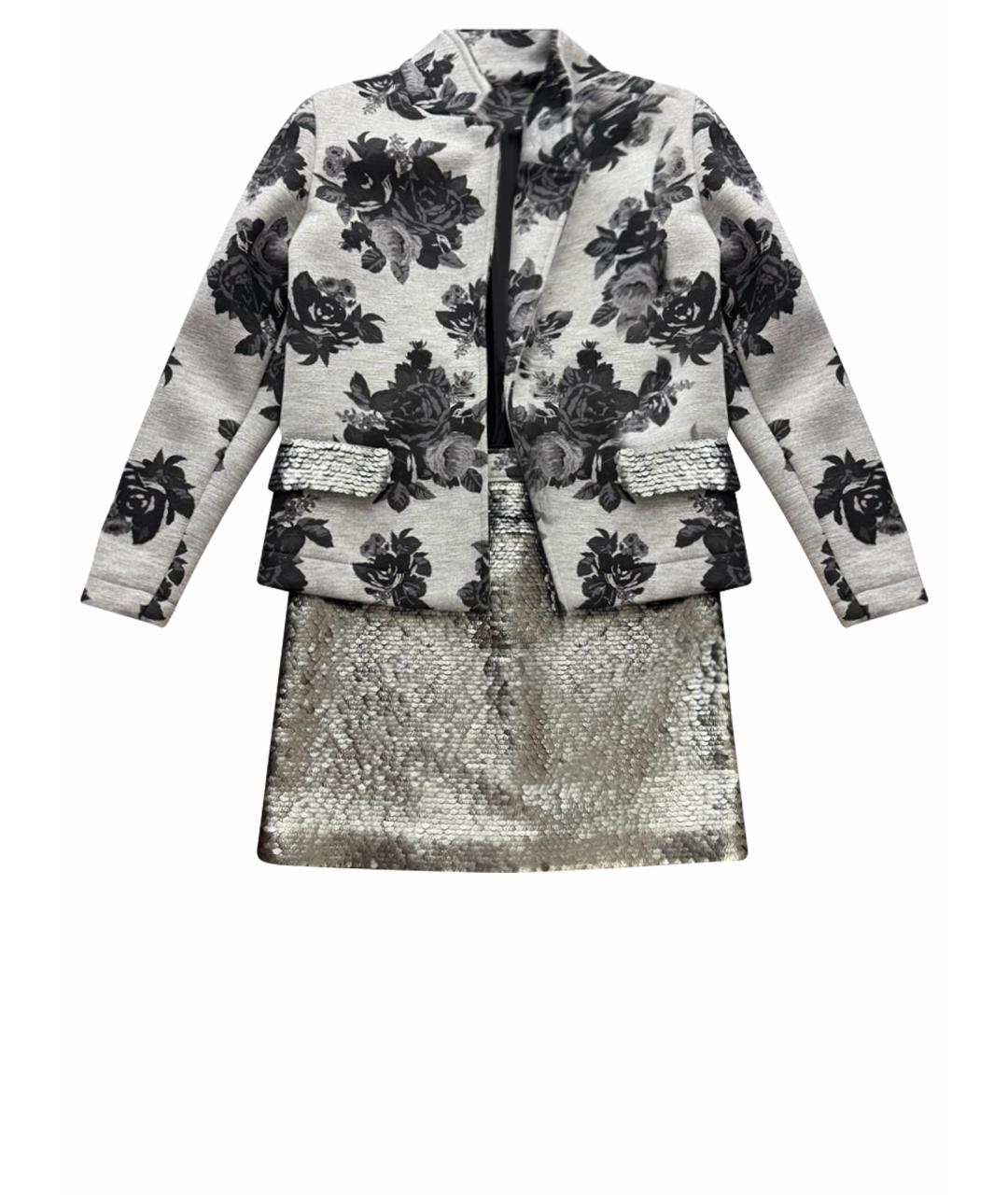 MSGM Антрацитовый вискозный жакет / жилет, фото 1