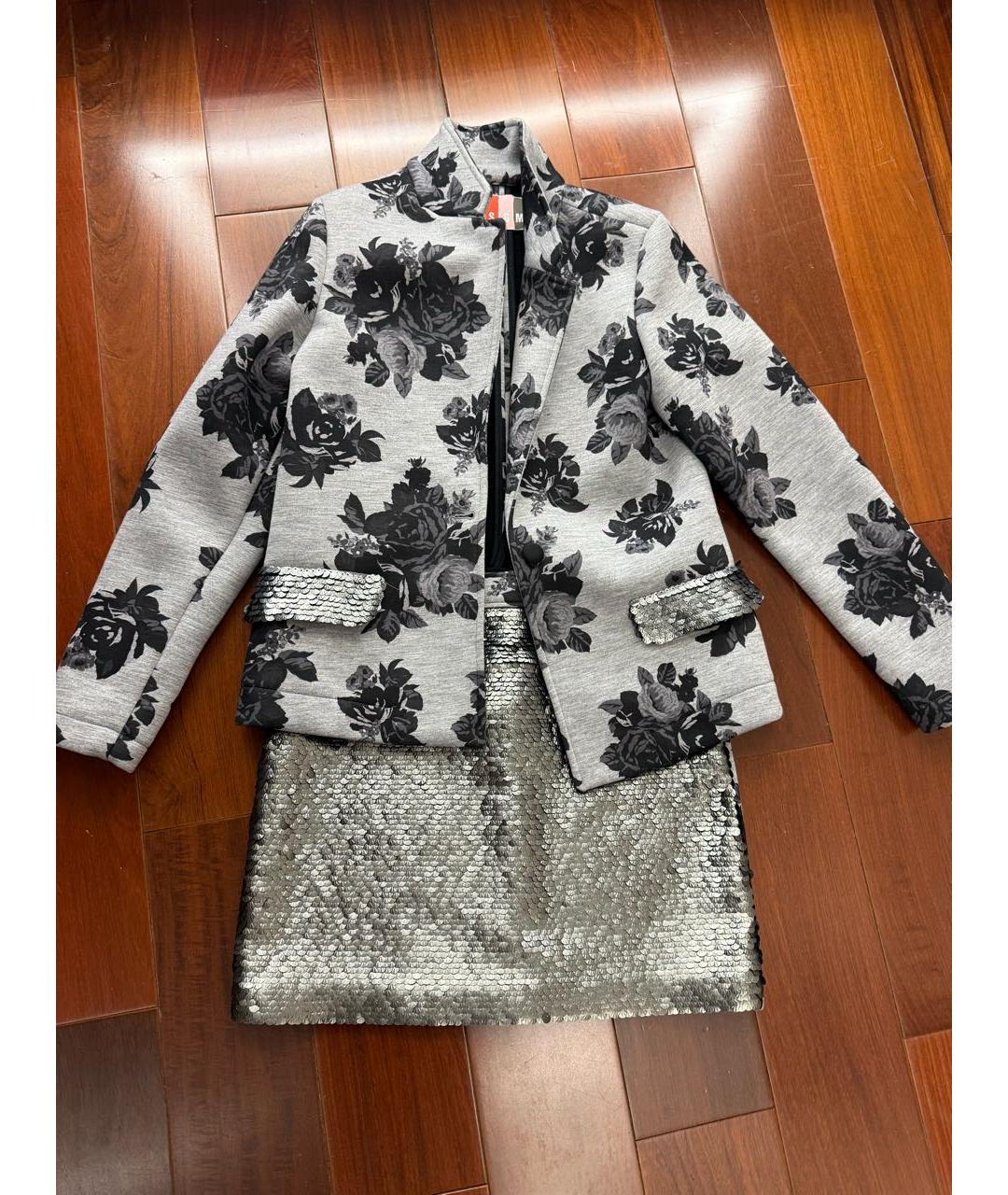 MSGM Антрацитовый вискозный жакет / жилет, фото 7