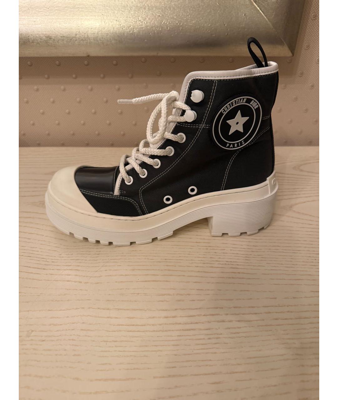 CHRISTIAN DIOR Черные ботинки, фото 9