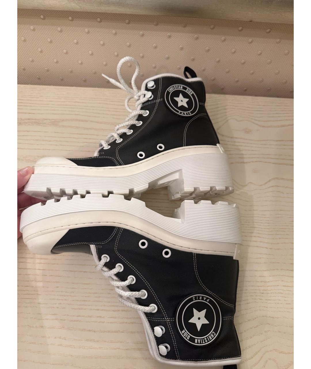 CHRISTIAN DIOR Черные ботинки, фото 5