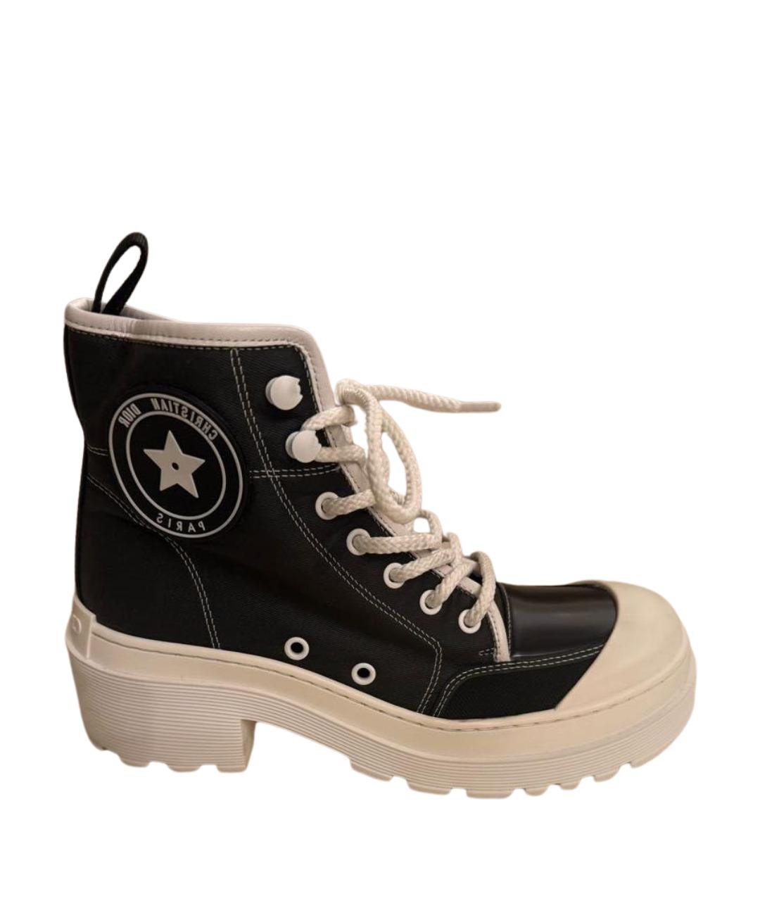 CHRISTIAN DIOR Черные ботинки, фото 1