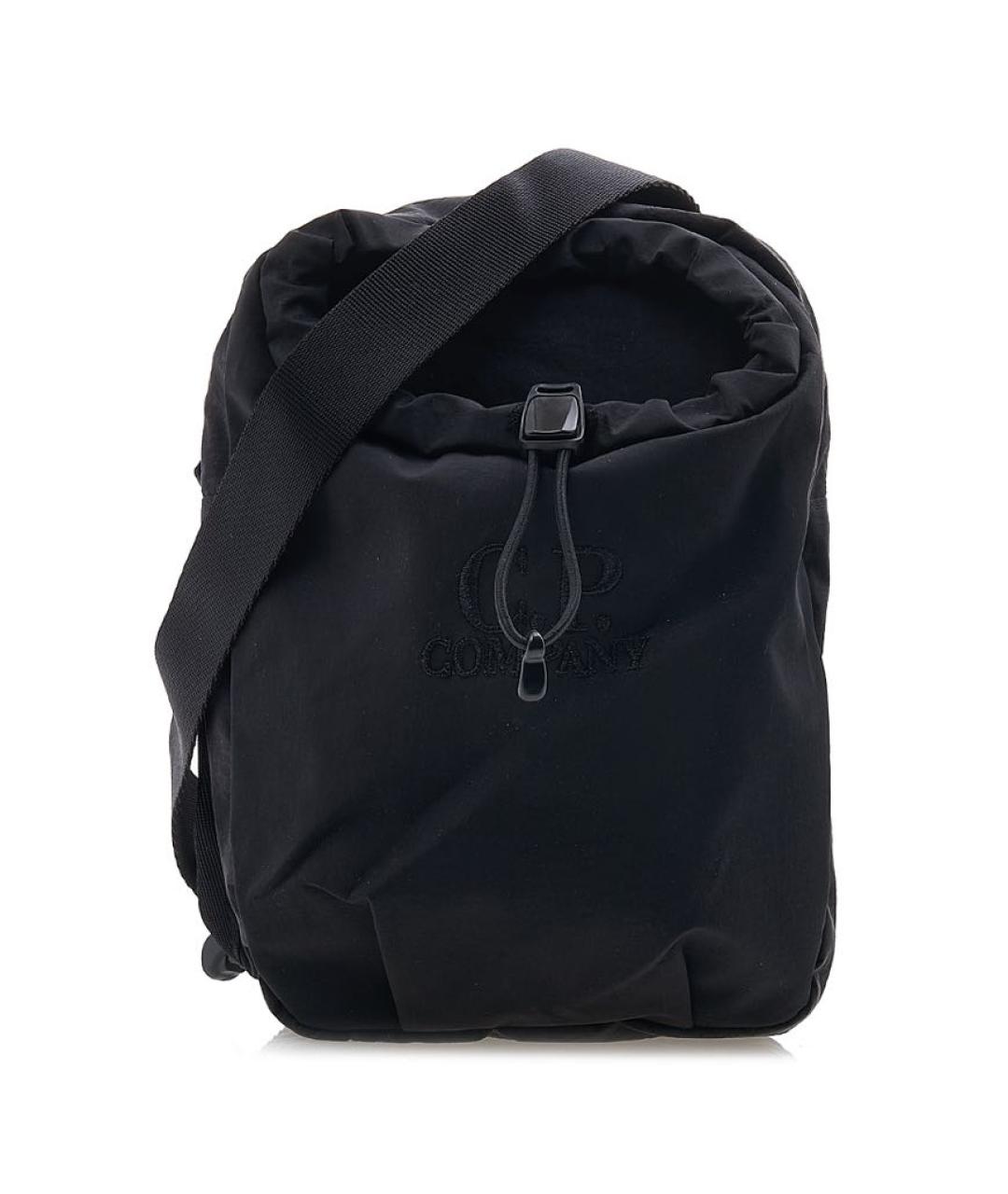 CP COMPANY Черная синтетическая сумка на плечо, фото 1