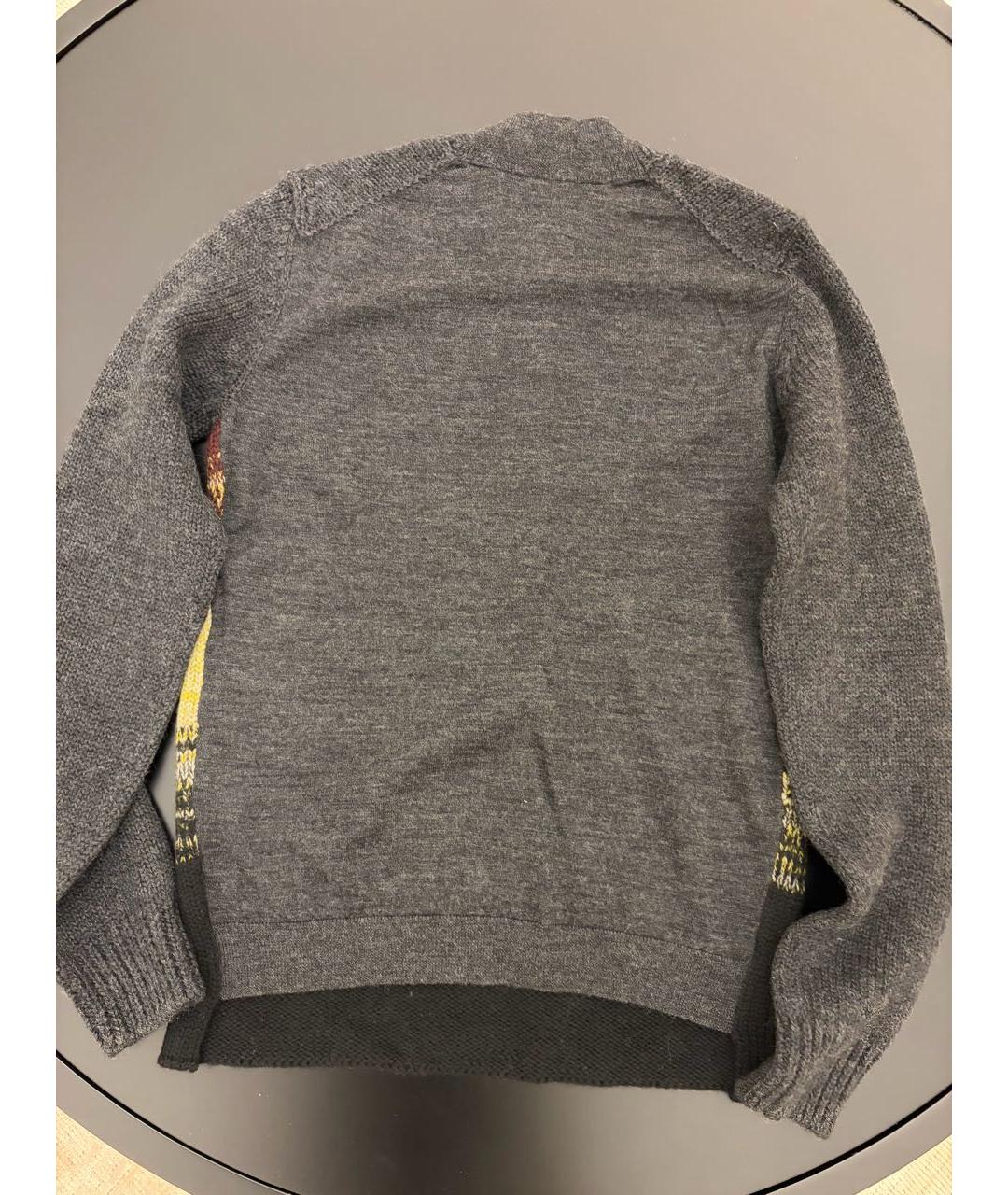 BOTTEGA VENETA Серый шерстяной джемпер / свитер, фото 2