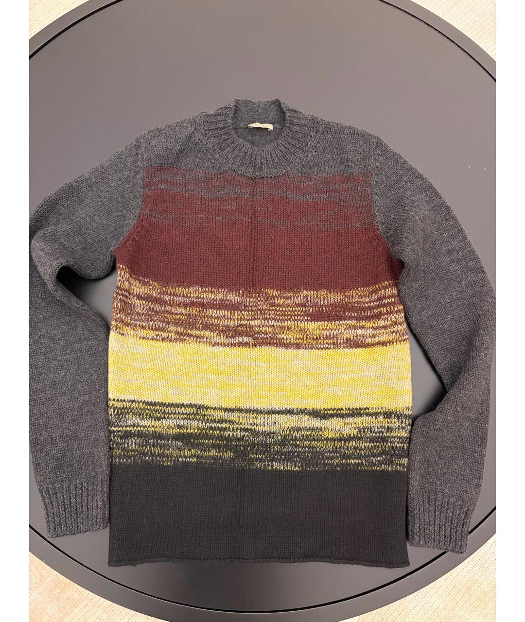 BOTTEGA VENETA Серый шерстяной джемпер / свитер, фото 3