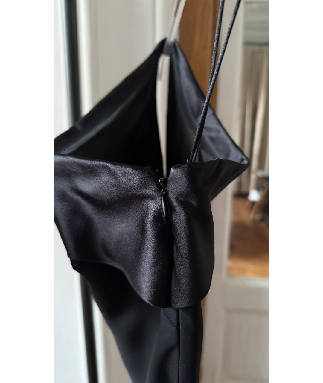 MOSCHINO Черное кружевное вечернее платье, фото 8