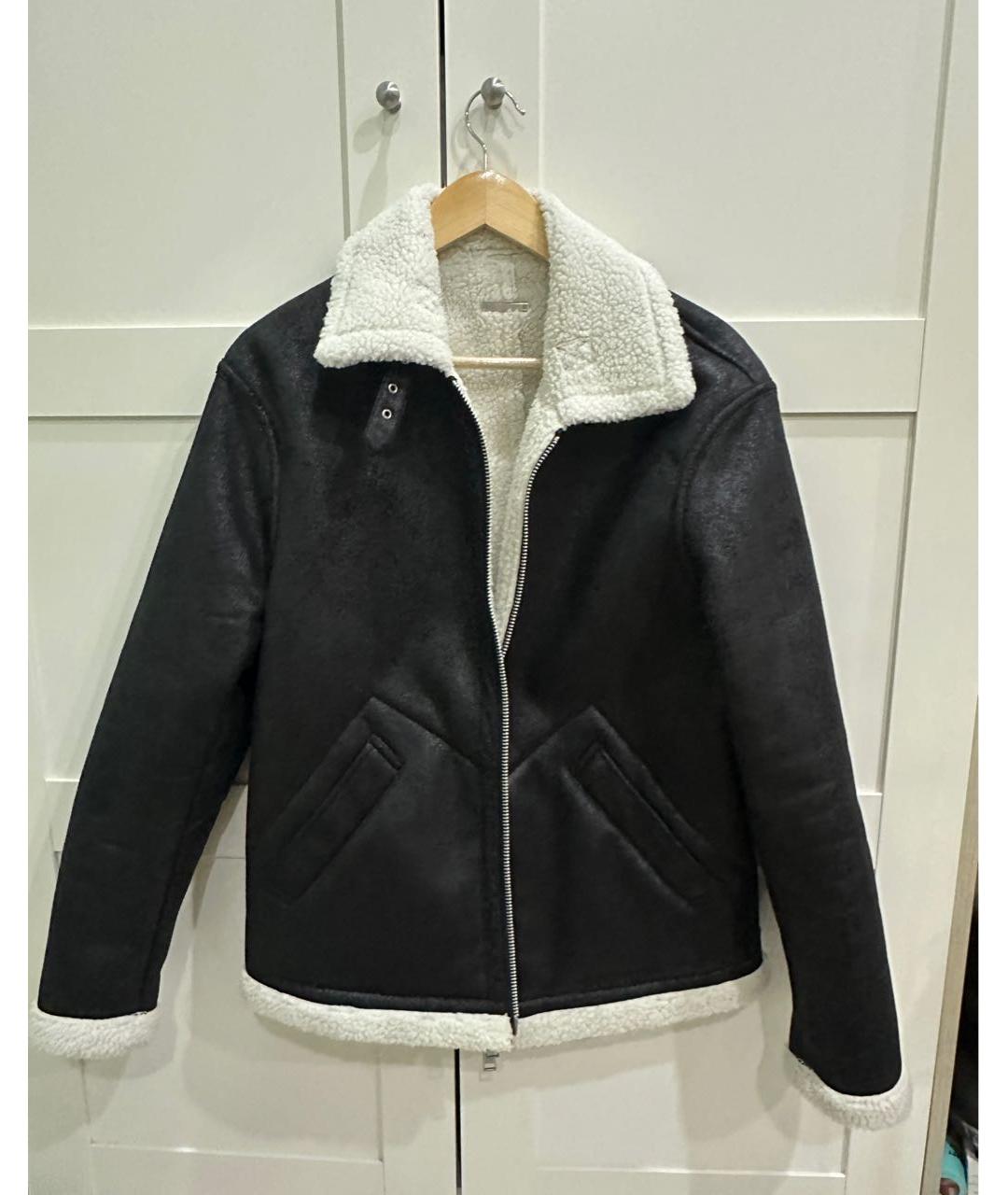 ARMANI EXCHANGE Черная полиэстеровая дубленка, фото 5